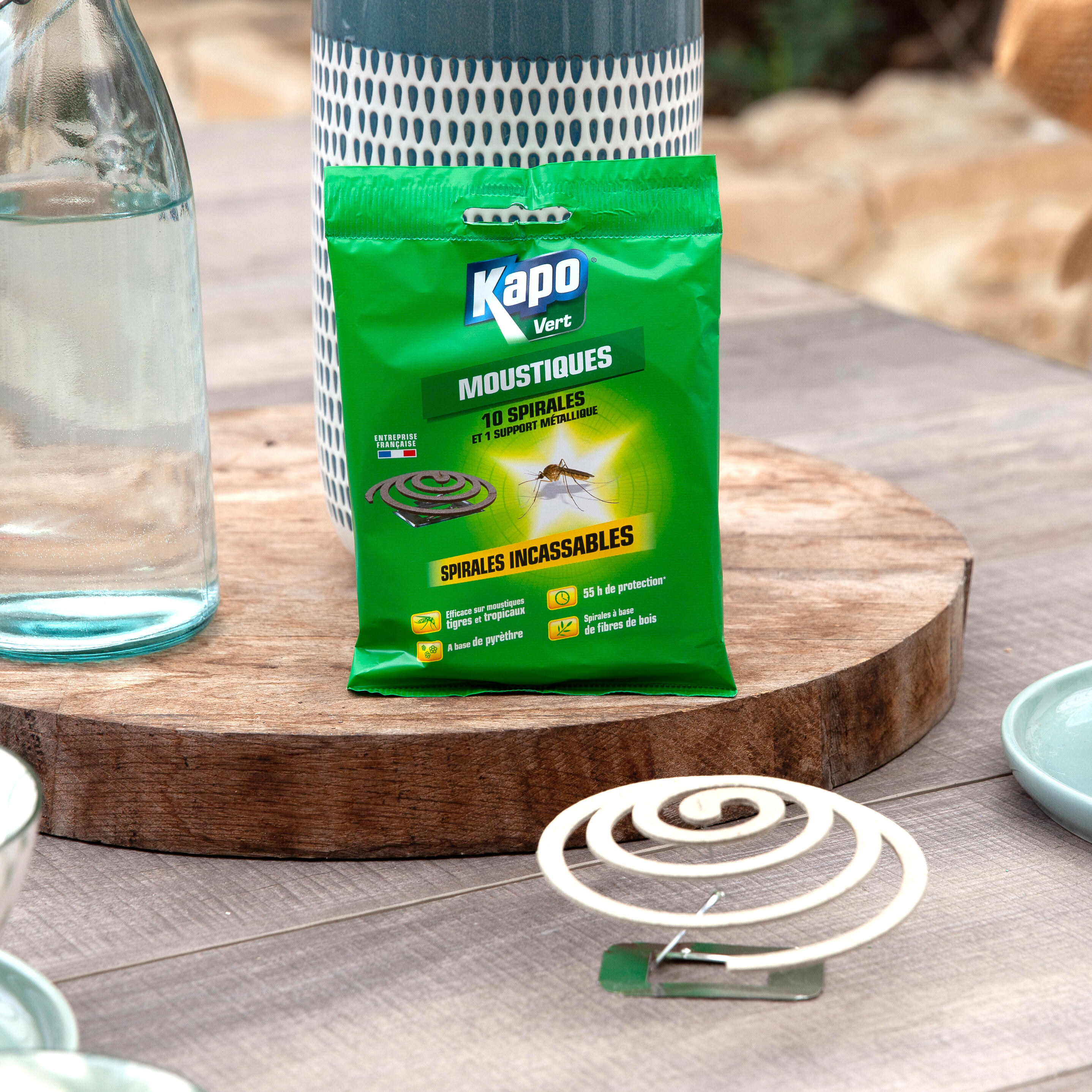 Lot de 10 répulsifs moustiques, X 10 spirales K.PRO - 2