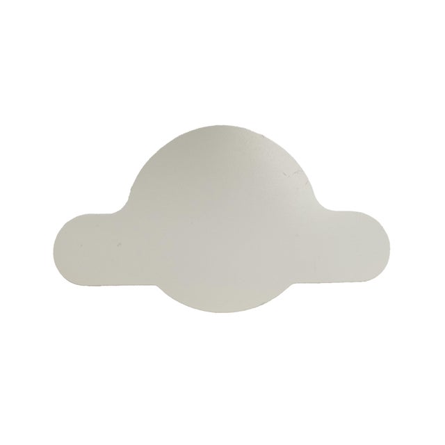 EMBELLECEDOR/ TAPÓN DE BISAGRA ADHESIVO DE ABS BLANCO 1.5X4.5CM