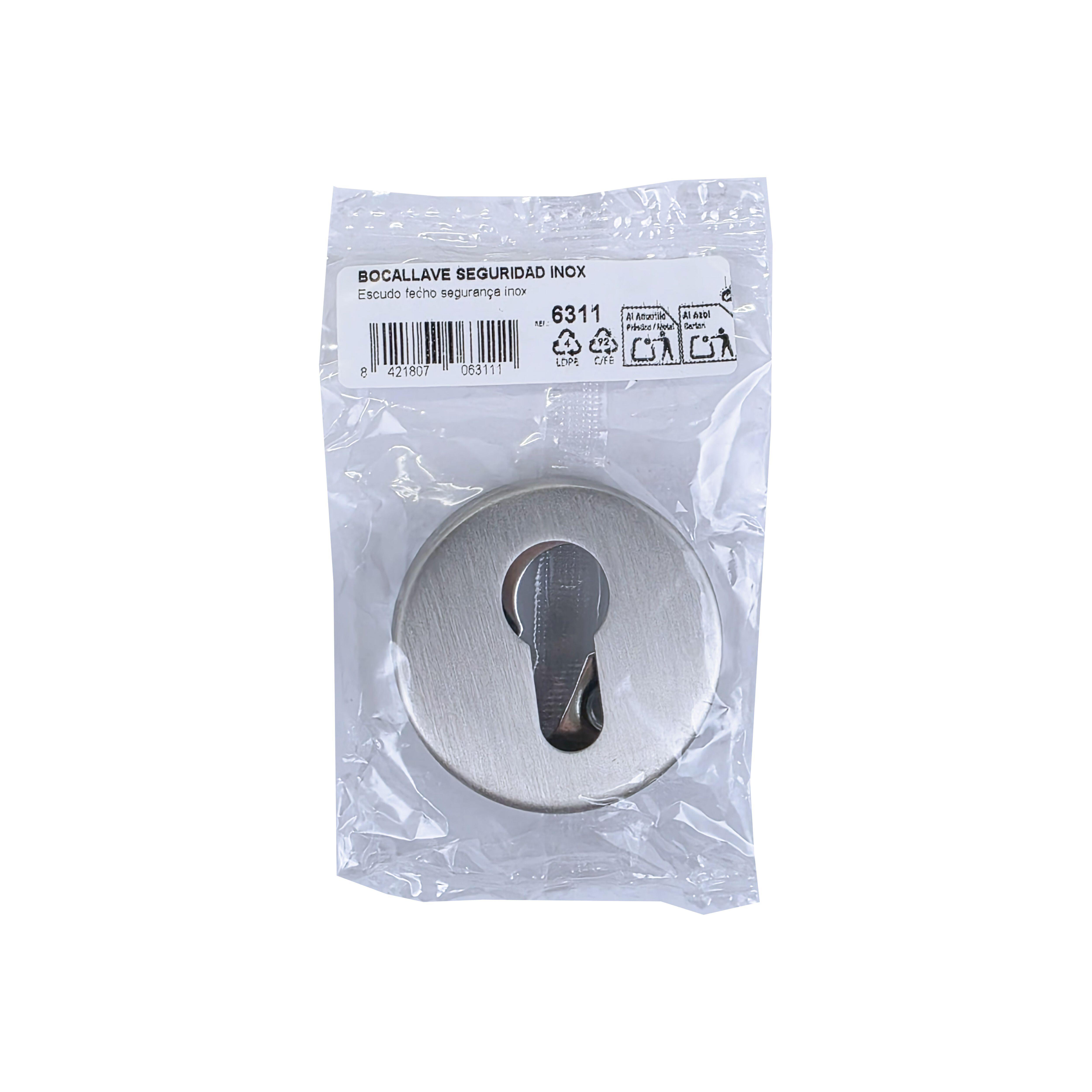 BOCALLAVE REDONDO DE SEGURIDAD ACERO INOXIDABLE Ø53MM - 4