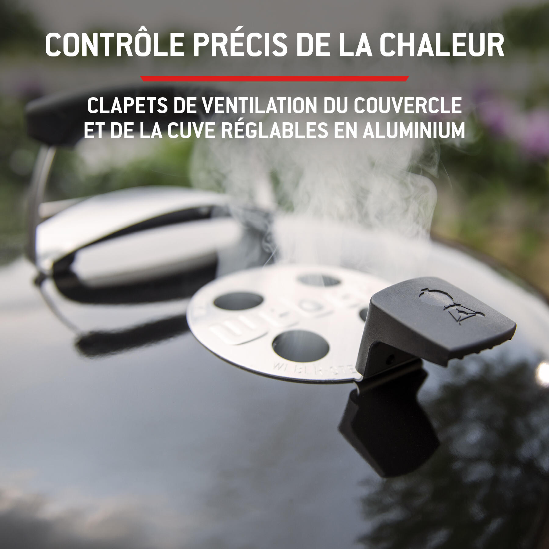 Barbecue au charbon de bois WEBER Master-touch premium E-5770, noir - 10