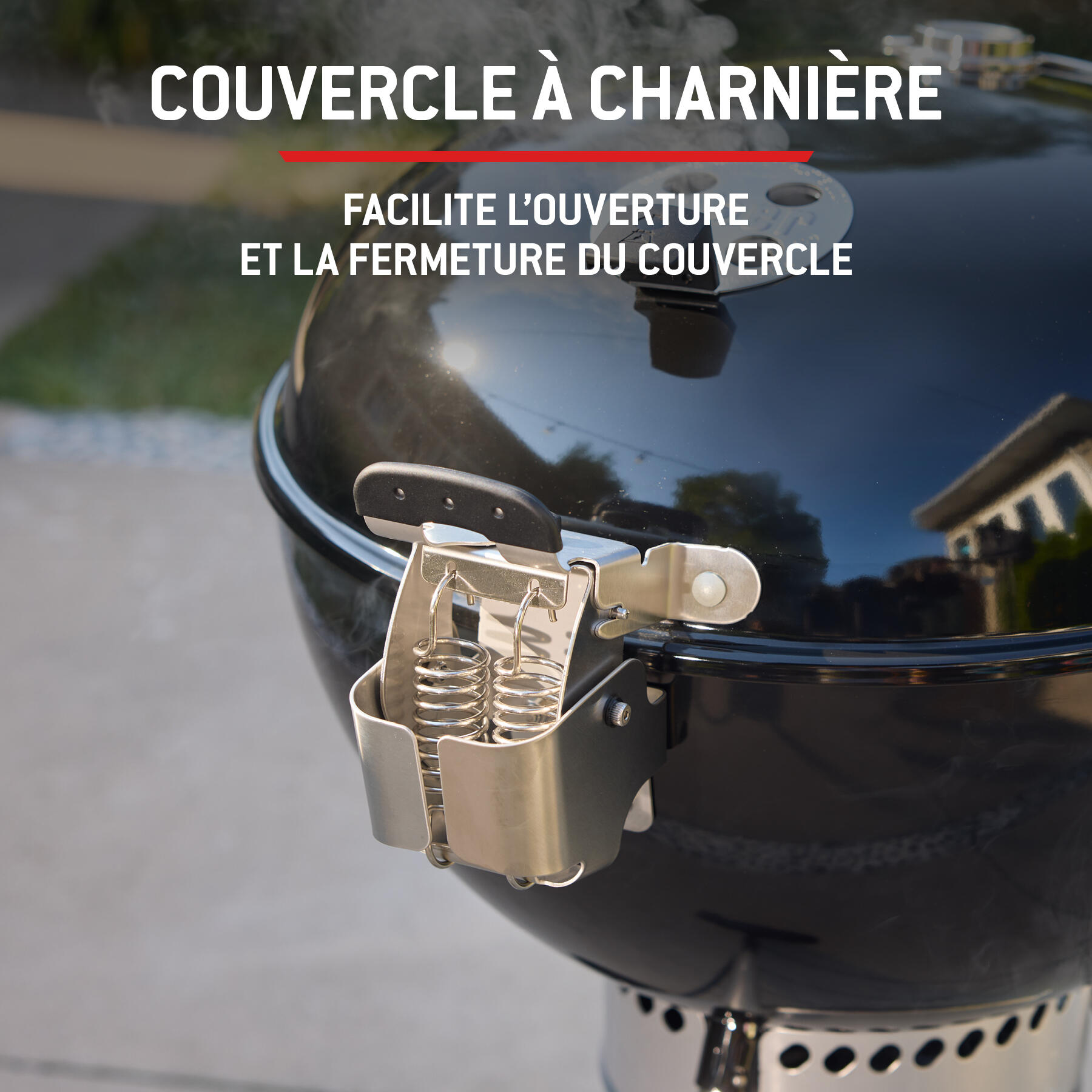 Barbecue au charbon de bois WEBER Master-touch premium E-5770, noir - 8