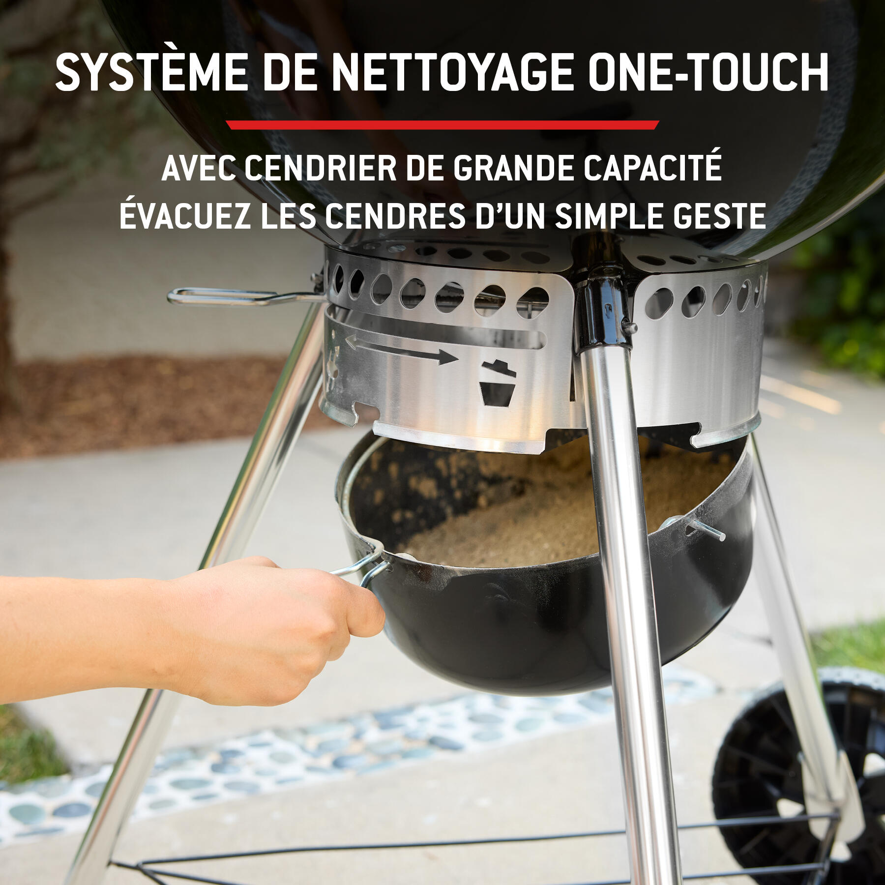 Barbecue au charbon de bois WEBER Master-touch premium E-5770, noir - 7