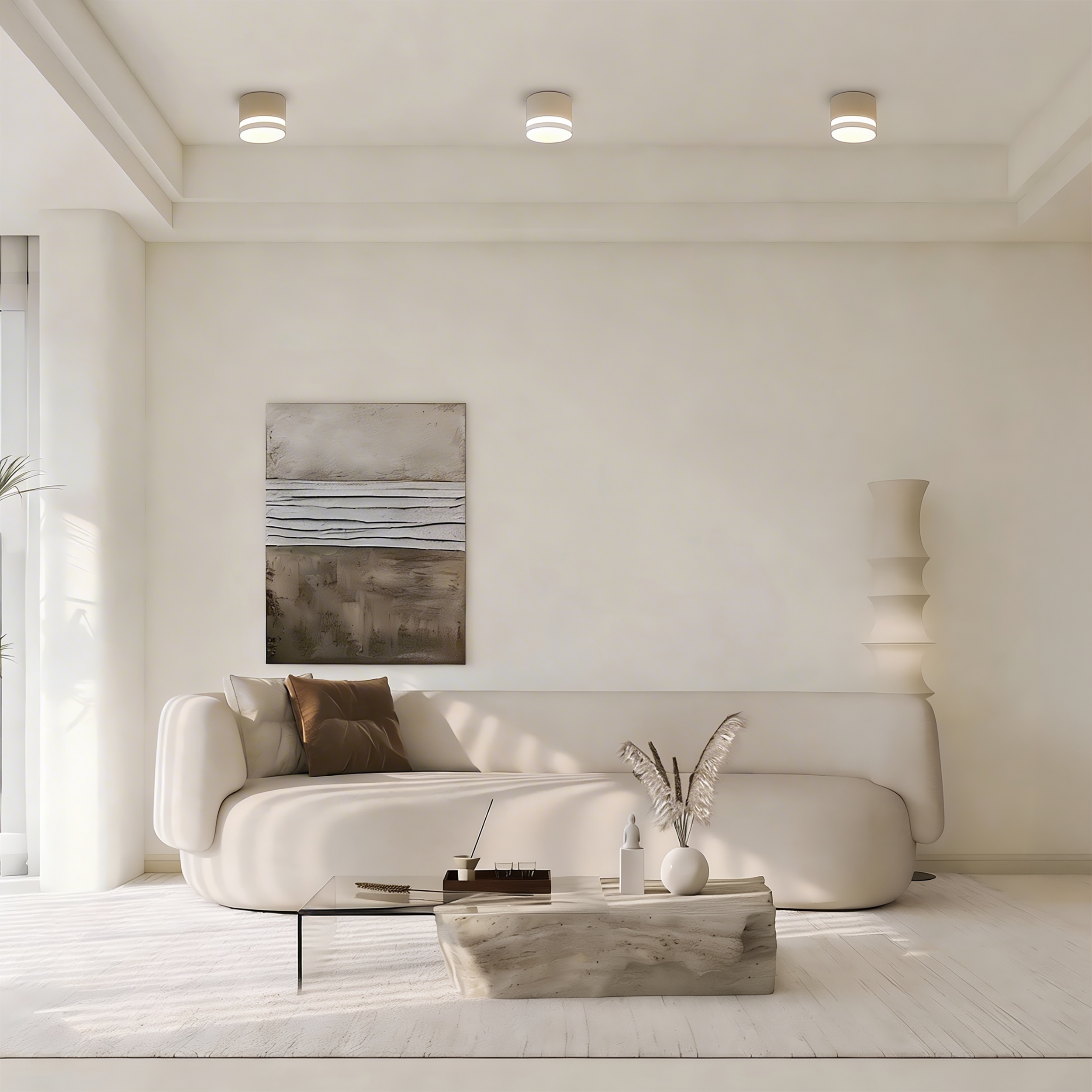 Oprawa natynkowa Kendal biała ring GX53 IP20 Light Prestige - 2