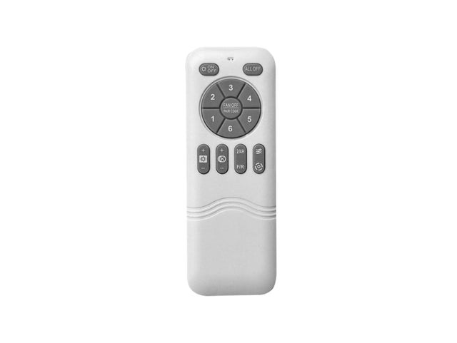 Ventilador de techo con luz silencioso DC 33W con mando ø107 cm Ceily Brise PURLINE blanco luz neutra 4 aspas retráctiles tipo lámpara| 6 velocidades| modo verano/invierno| recomendado para <13m²