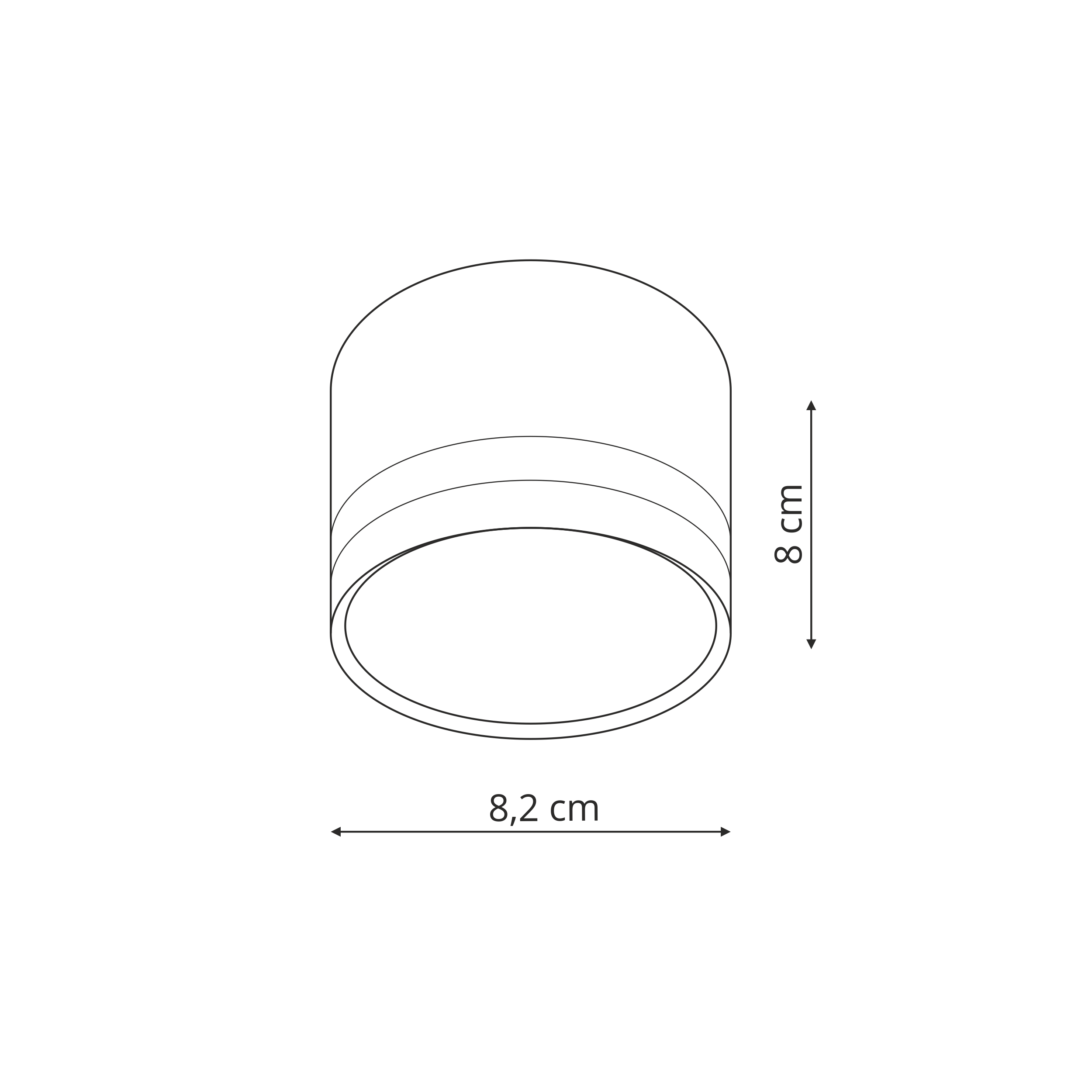 Oprawa natynkowa Kendal biała ring GX53 IP20 Light Prestige - 3
