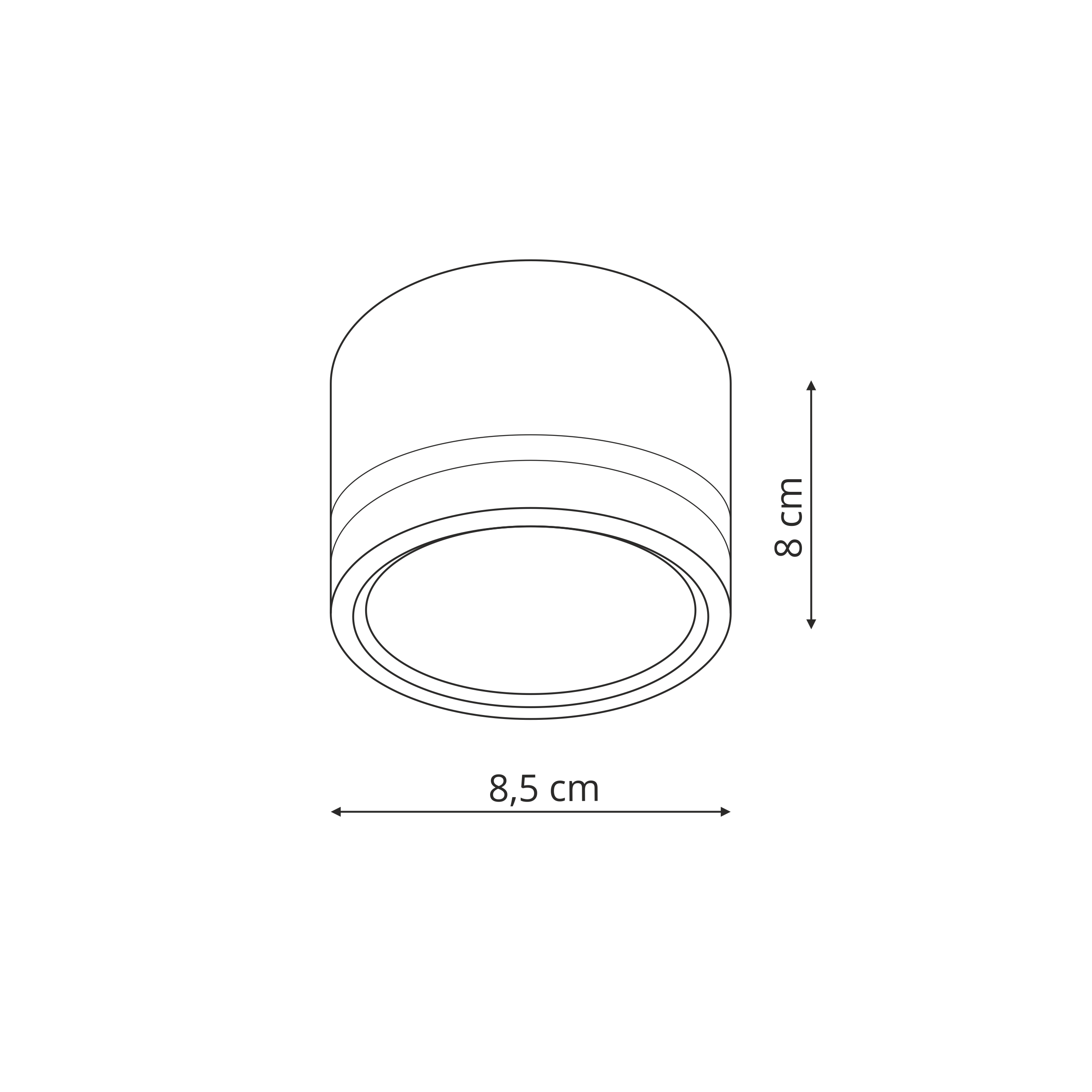 Oprawa natynkowa Kendal Ring czarna GX53 Light Prestige - 3