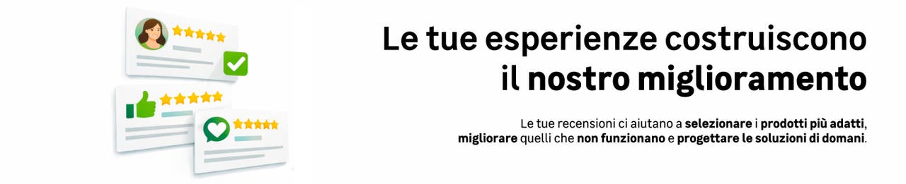 Le tue esperienze costruiscono il nostro miglioramento