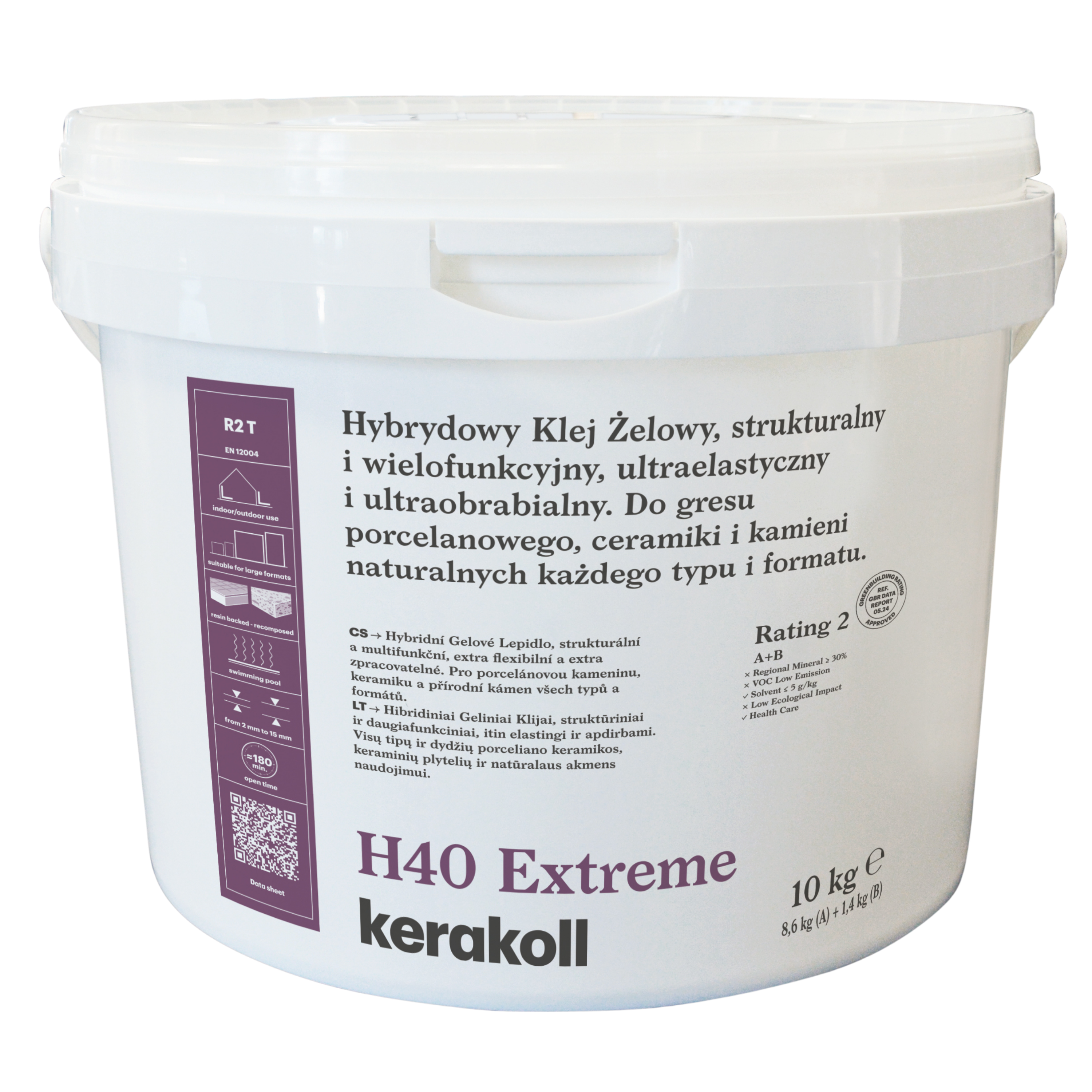 Dwuskładnikowy klej żelowy H40 Extreme KERAKOLL