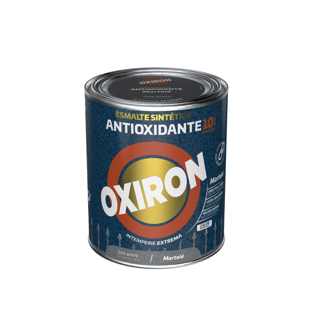 ESMALTE SINTÉTICO ANTIOXIDANTE OXIRON MARTELE 750ML NEGRO