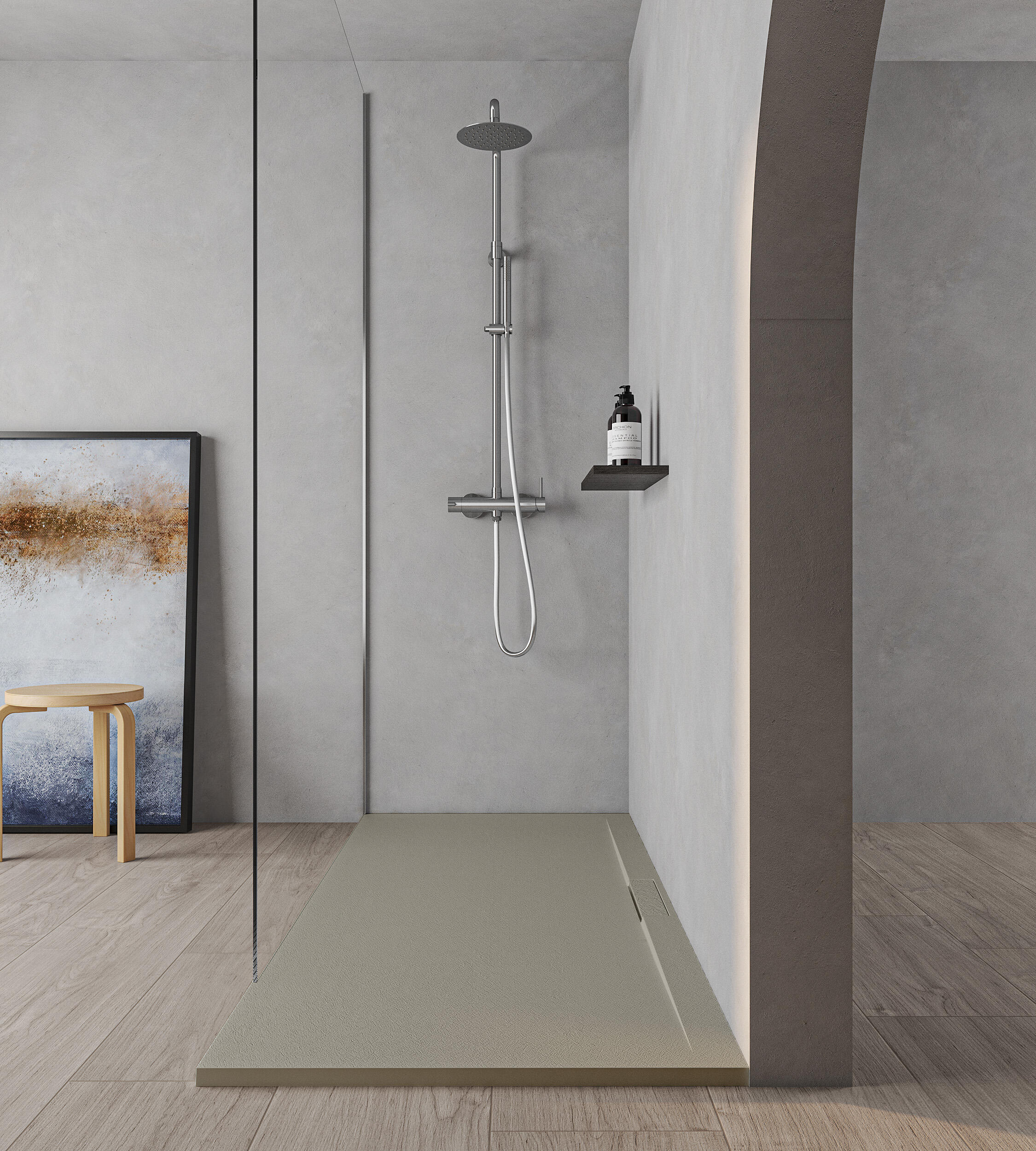 Plato de ducha Pure 190x90 cm arena | Leroy Merlin