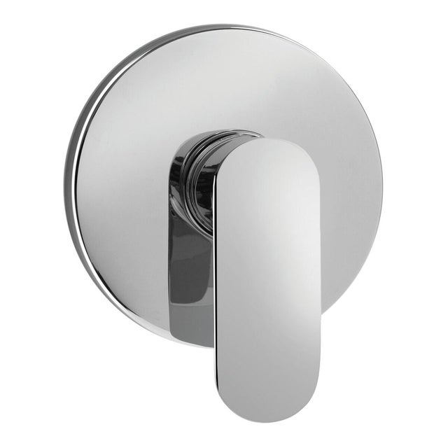 Rubinetto per doccia getto laminare cristallino monocomando Genko cromo lucido