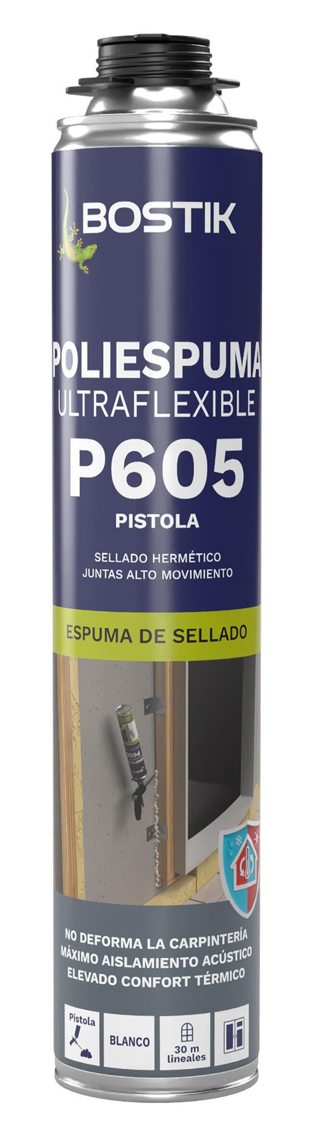 ESPUMA DE POLIURETANO FLEXIBLE 750ML PISTOLA