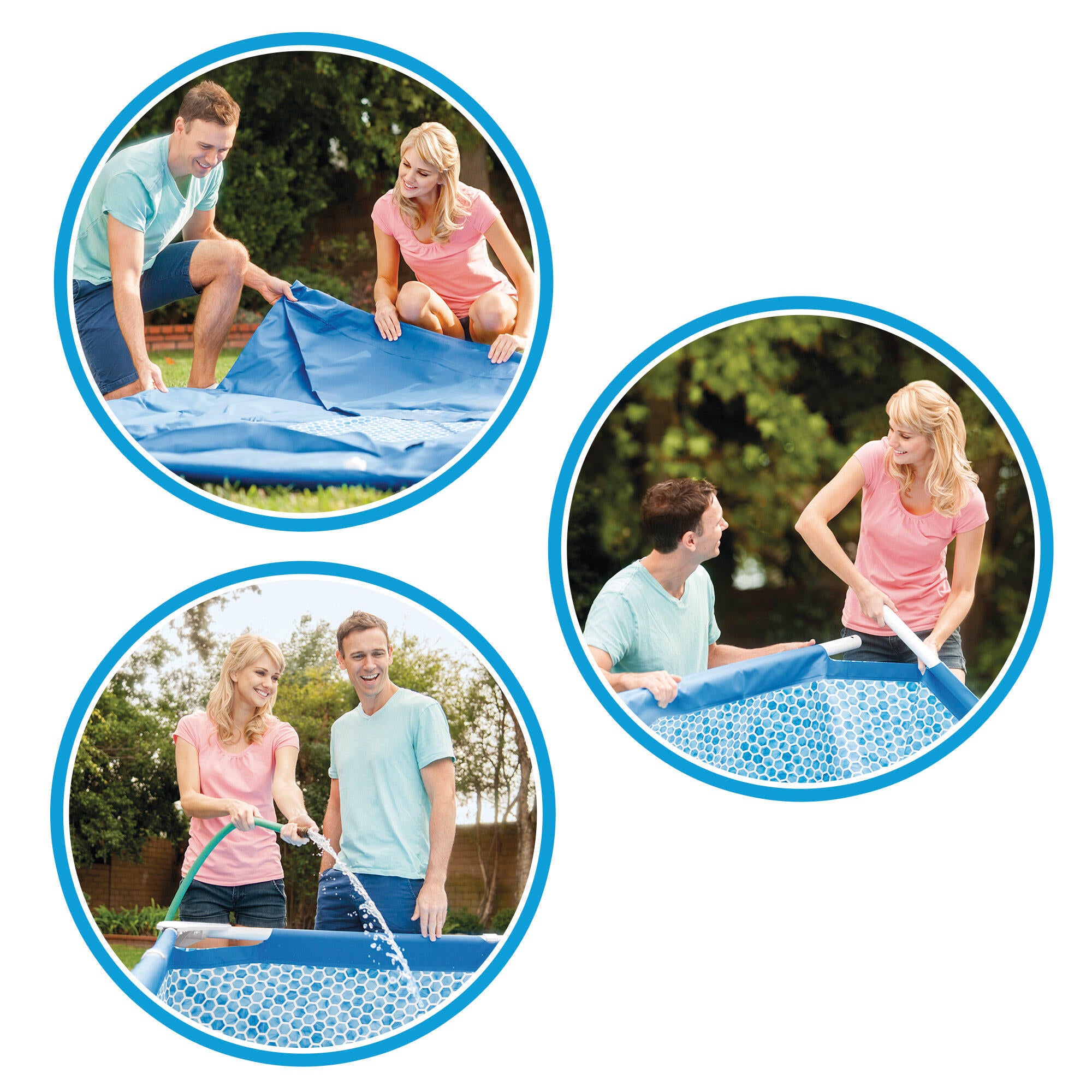 Piscina tubular retangular 3x2x0,75 m Intex - 5