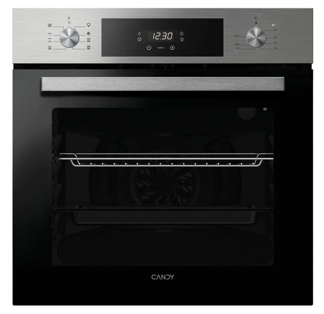 Four pyrolyse chaleur tournante 70 Litres CANDY FIDCP X696 Inox Noir