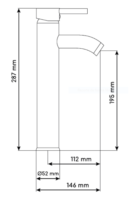 GRIFO DE LAVABO MONOMANDO CAÑO ALTO ILO - 3