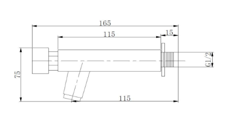 GRIFO DE LAVABO DE PARED TUKIK  - 4