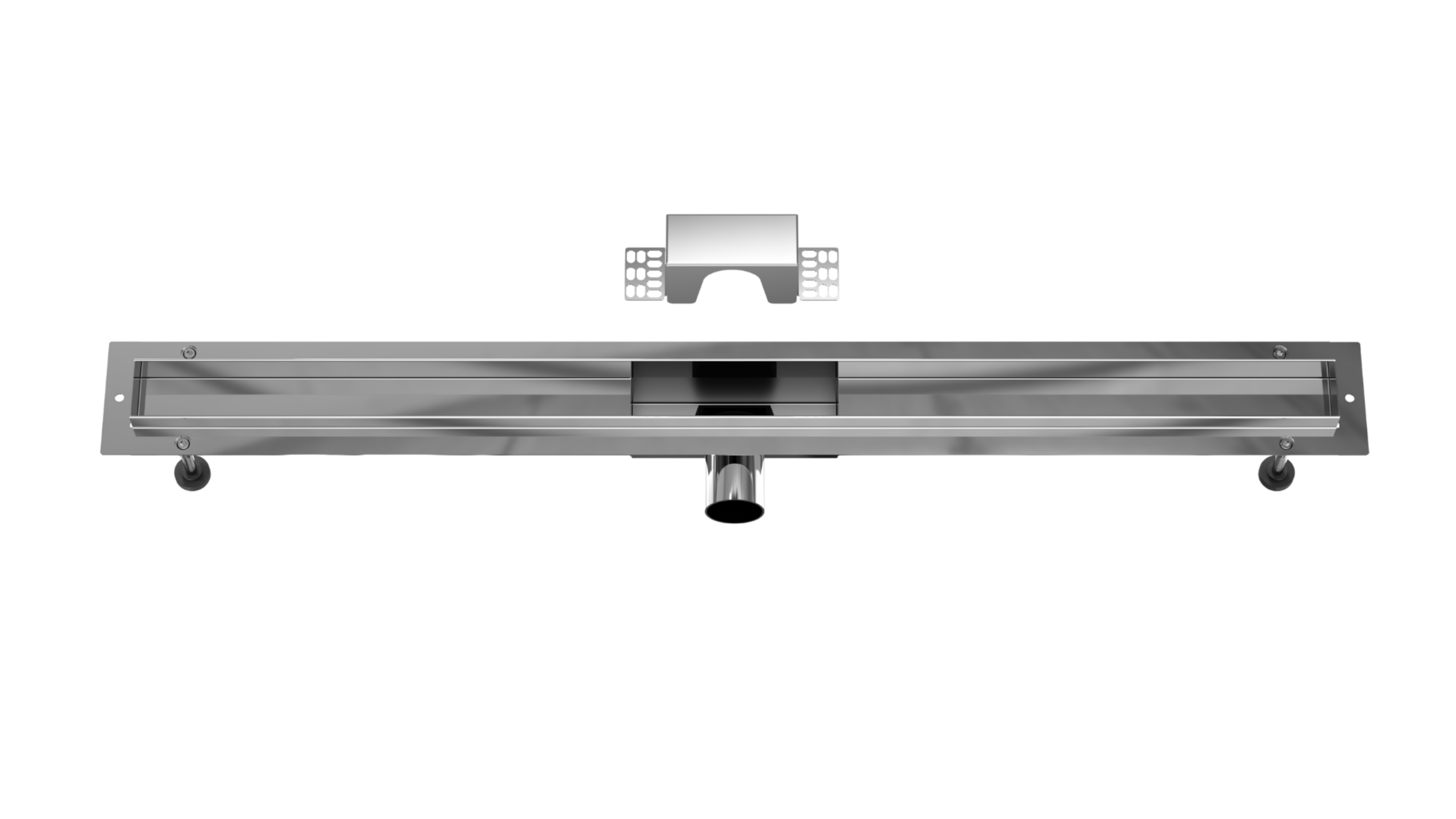Odpływ liniowy Slim 40 800 Aqua Steel - 2