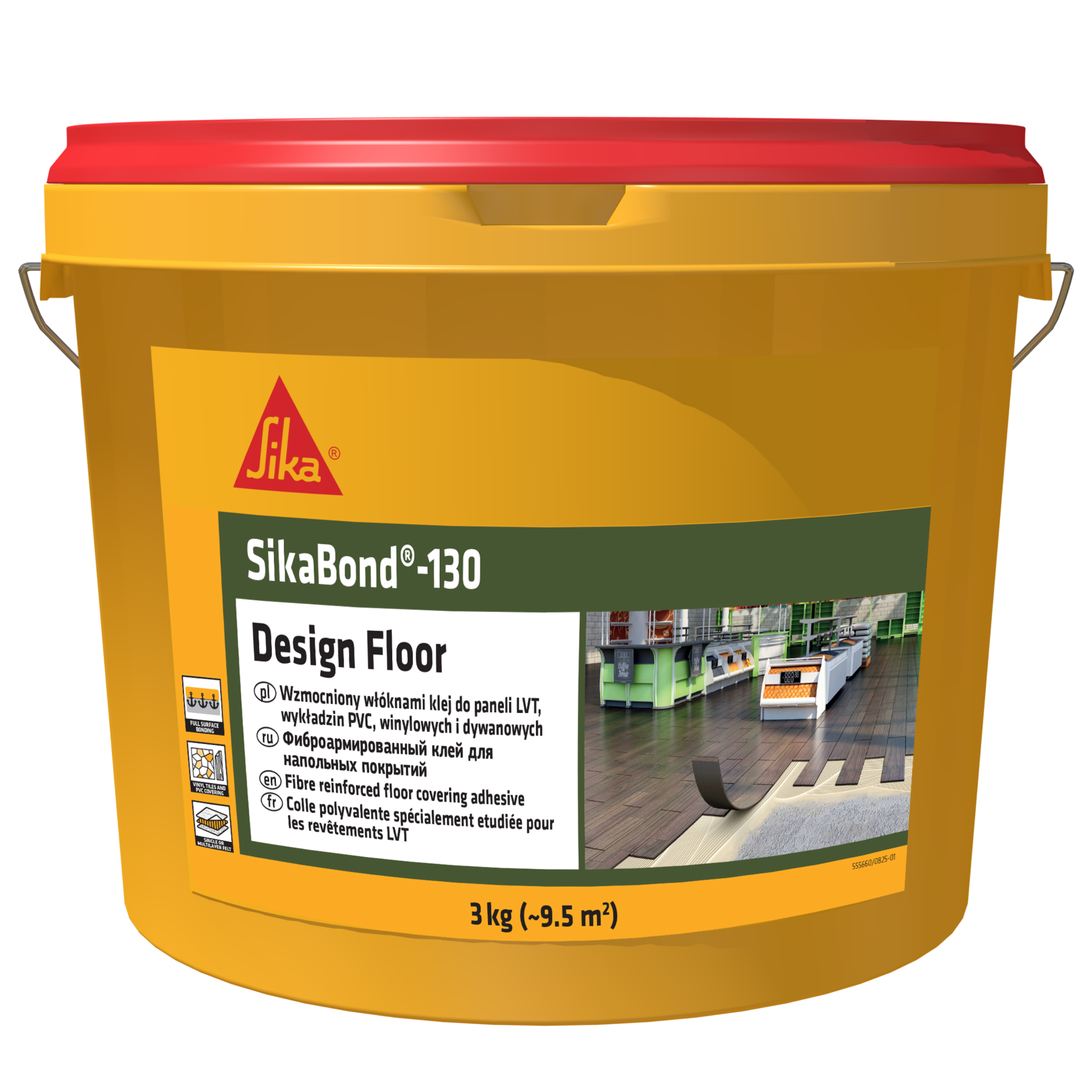 Klej do paneli winylowych SikaBond 130 3 kg Sika