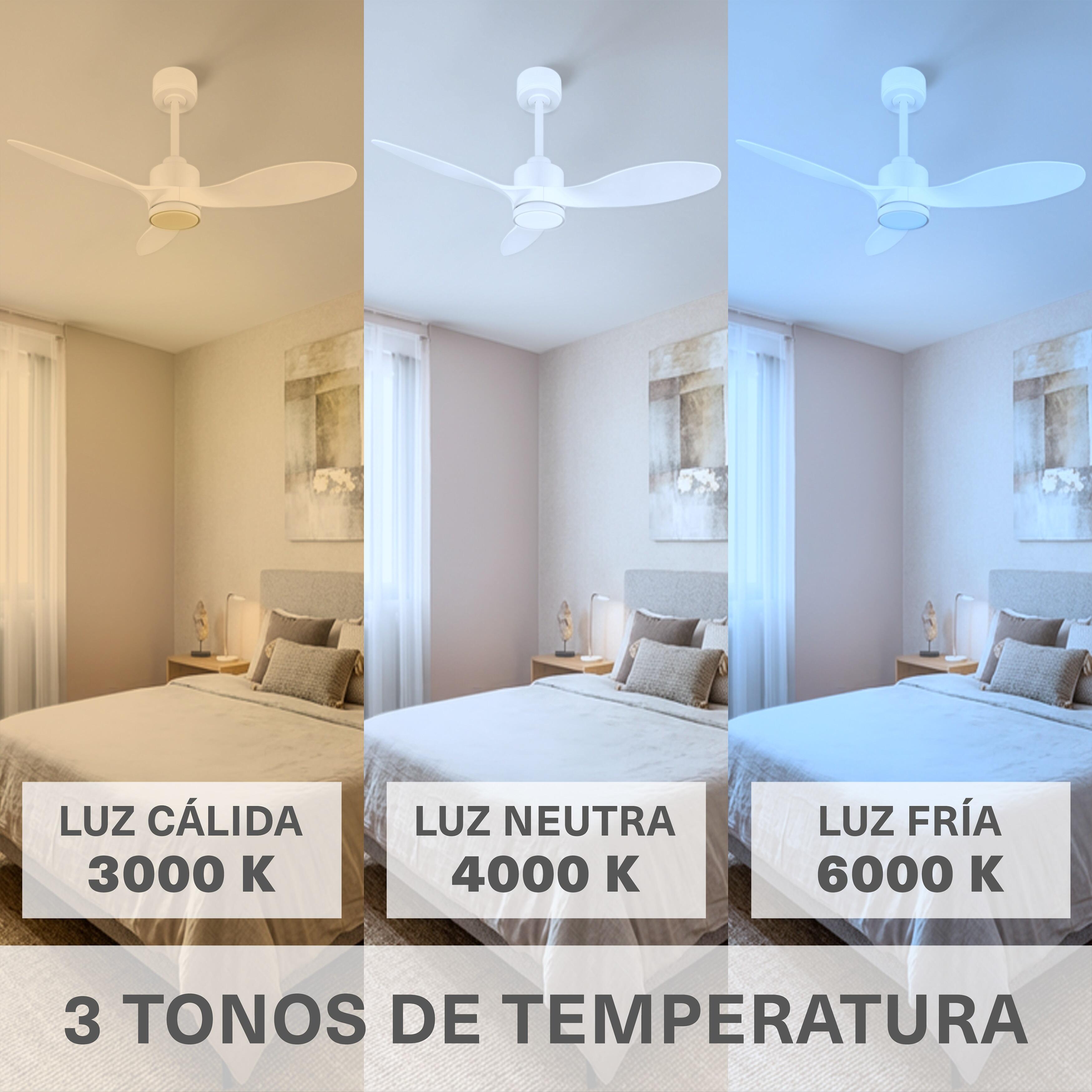 VENTILADOR DE TECHO CON LUZ 22W Ø107CM - 9