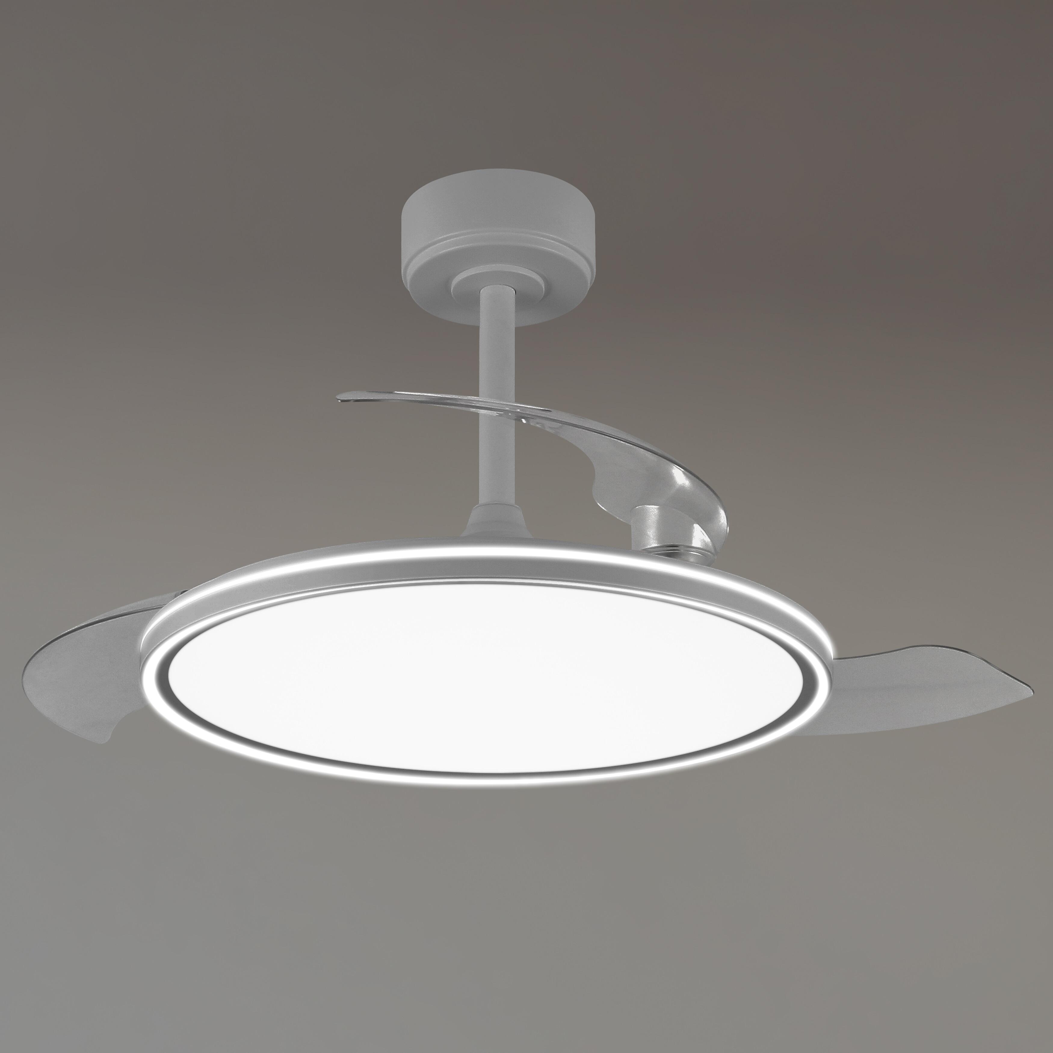 VENTILADOR DE TECHO CON ASPA RETRACTIL Ø107CM CON LUZ - 6