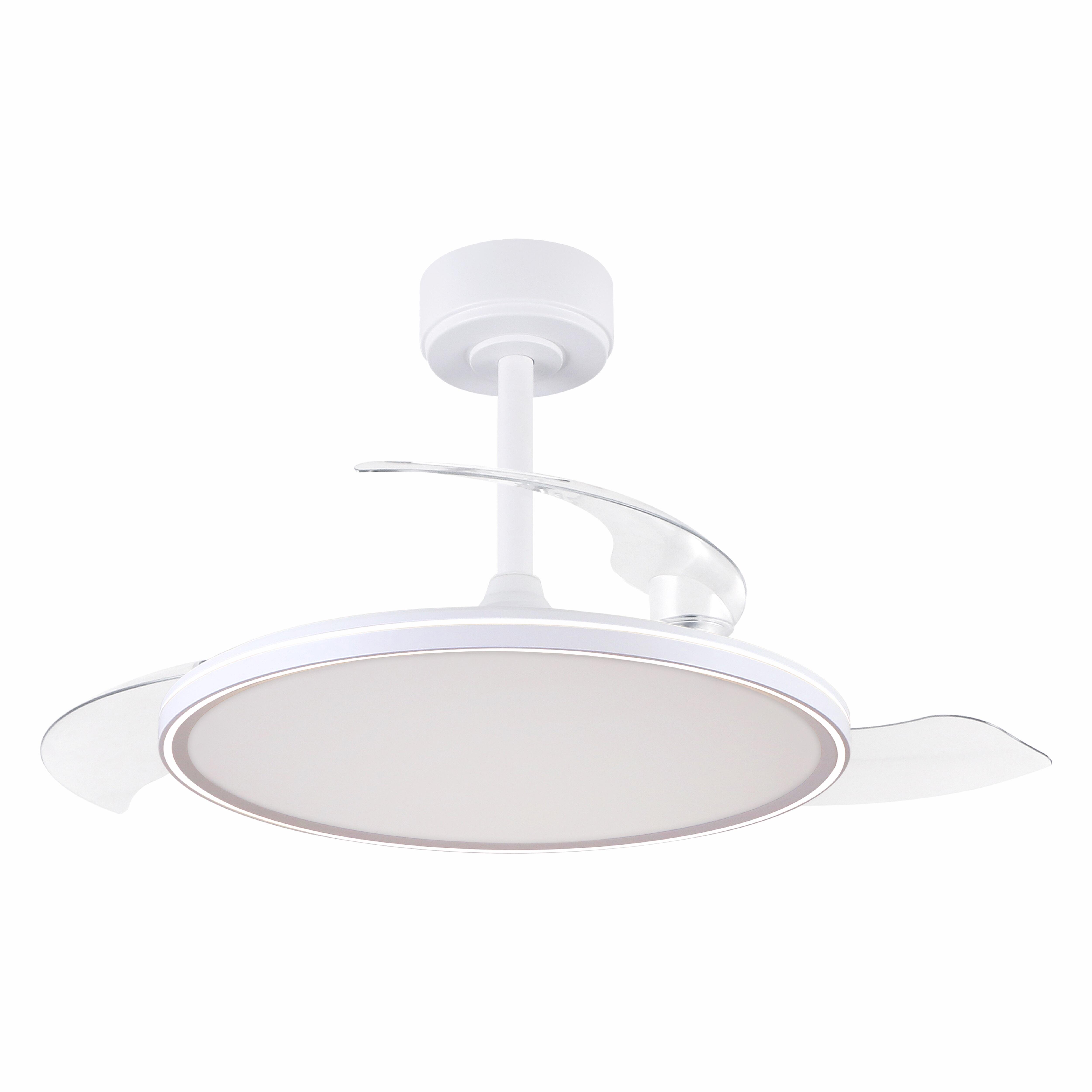 VENTILADOR DE TECHO CON ASPA RETRACTIL Ø107CM CON LUZ - 5