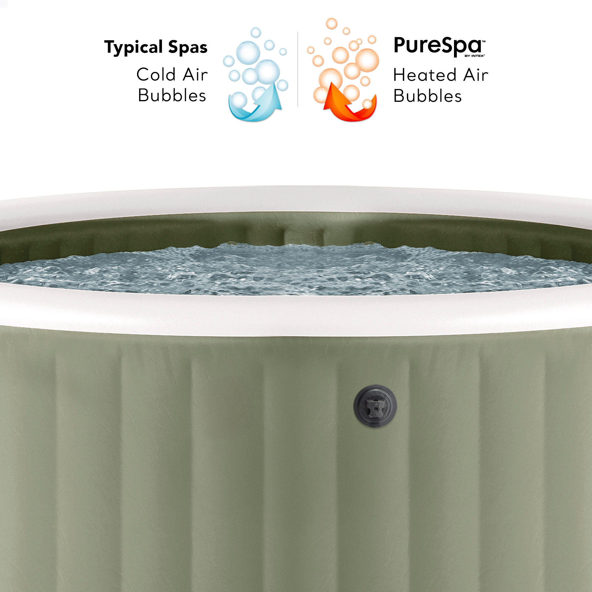 Spa inflável Purespa Olive 216x71 cm Intex - 7