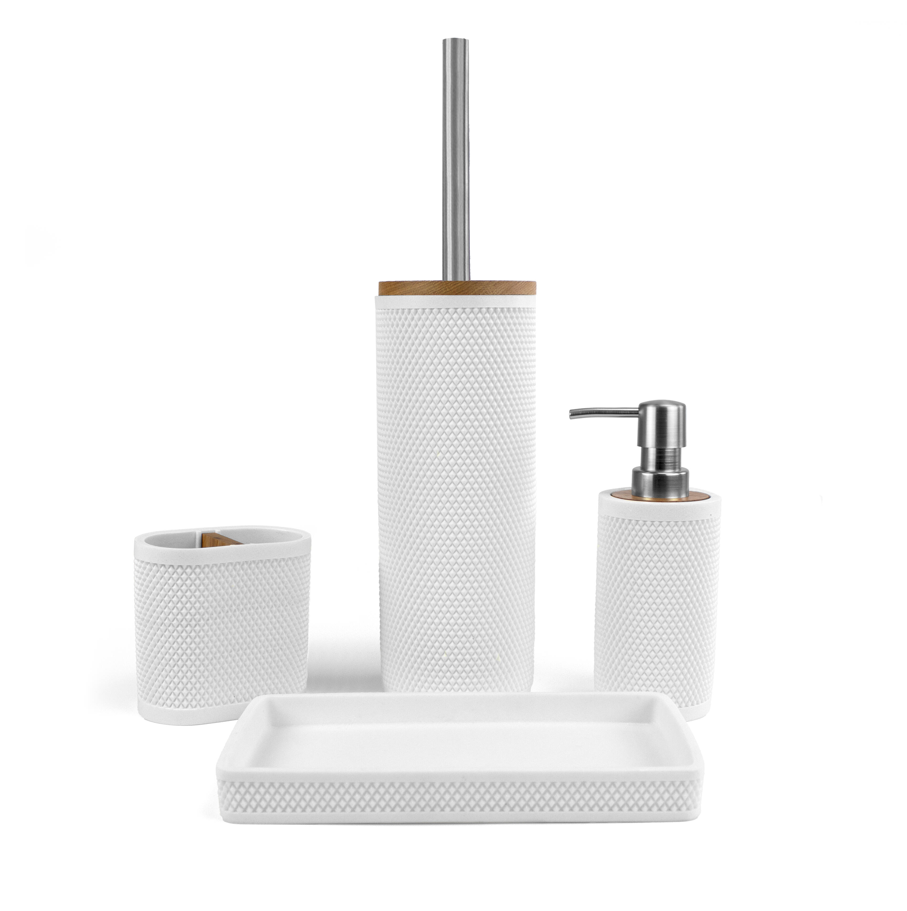 Escobillero Kairo Banydea blanco mate - 3
