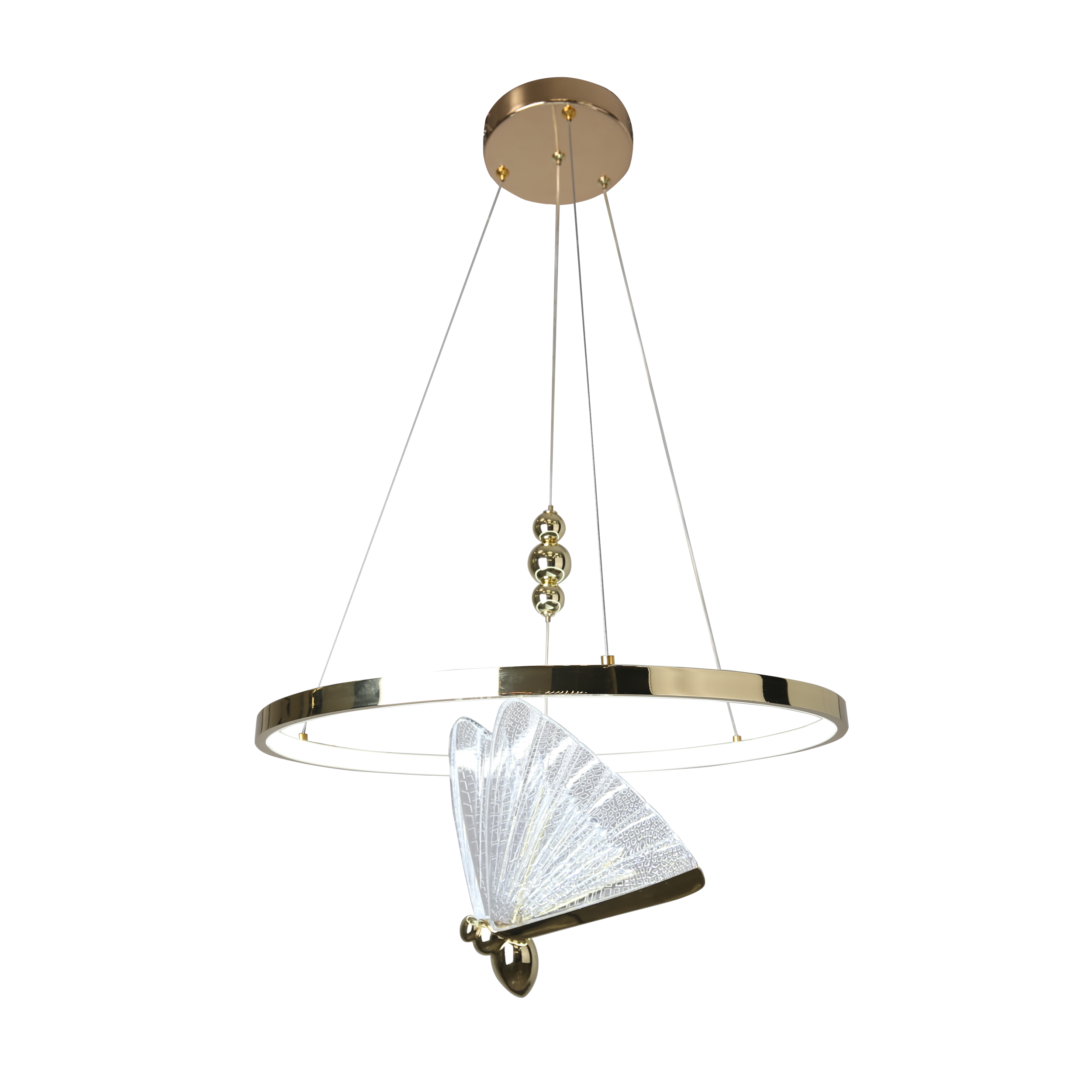 Lampa wisząca Marissa Cristal 3552 lm złota LED Light Prestige - 6