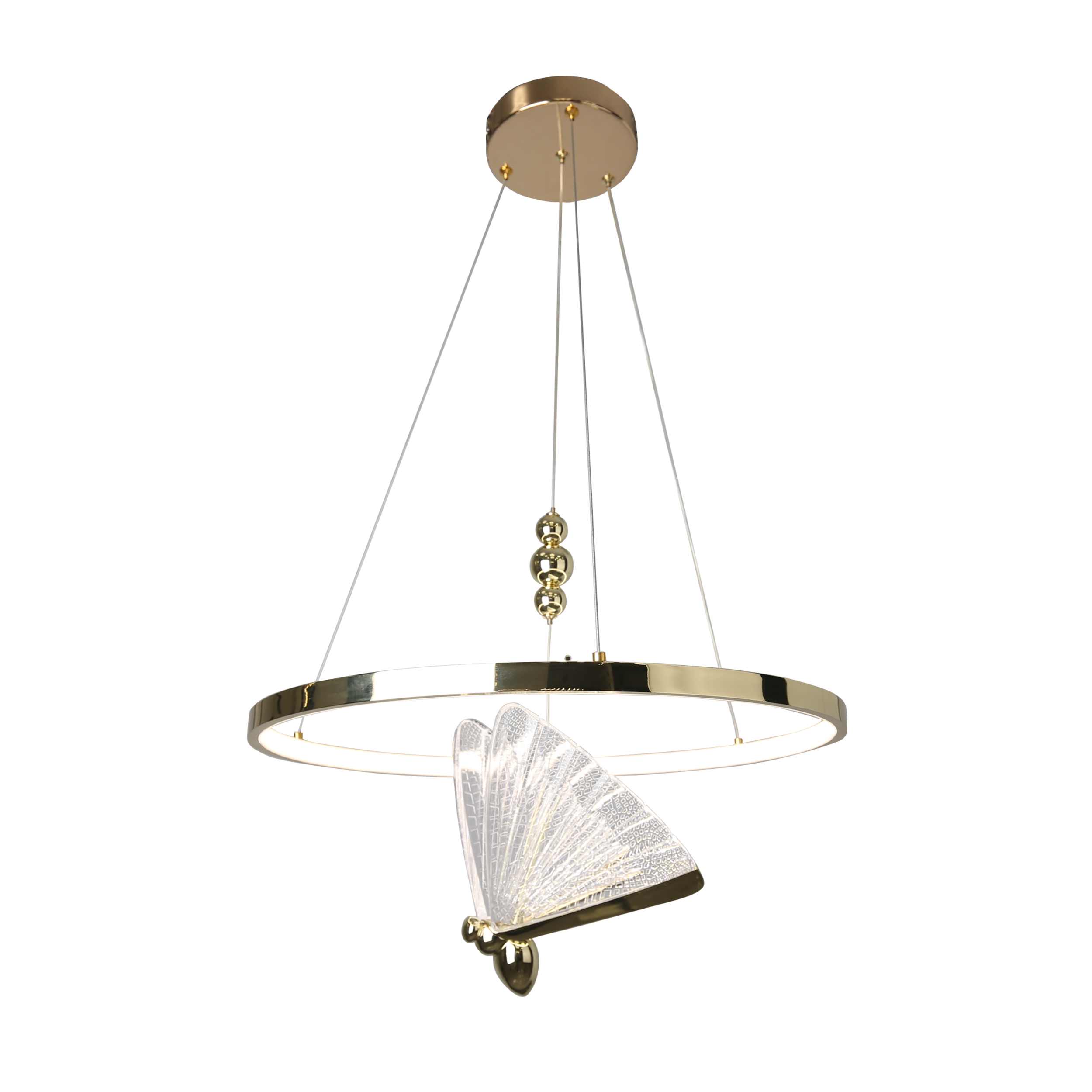 Lampa wisząca Marissa Cristal 3552 lm złota LED Light Prestige - 7