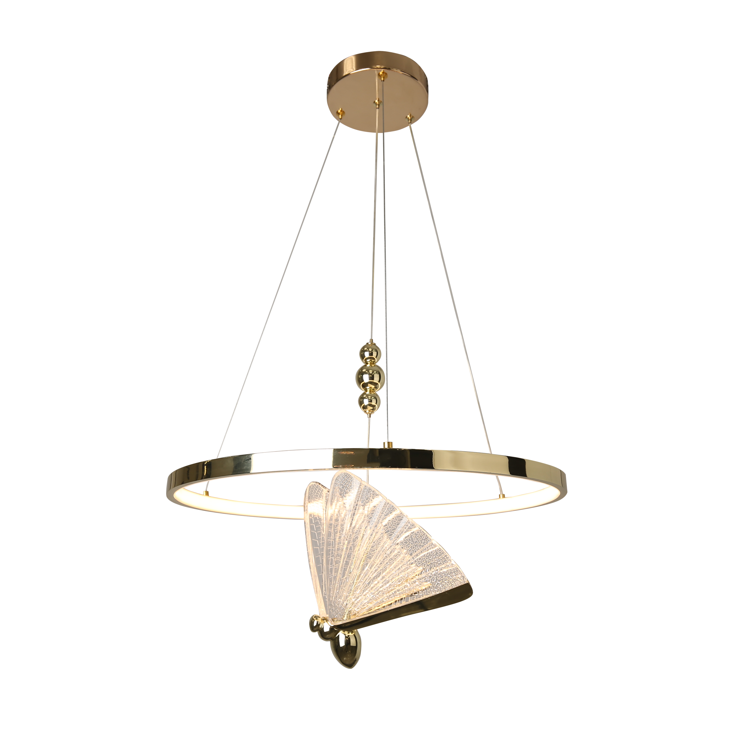 Lampa wisząca Marissa Cristal 3552 lm złota LED Light Prestige - 8