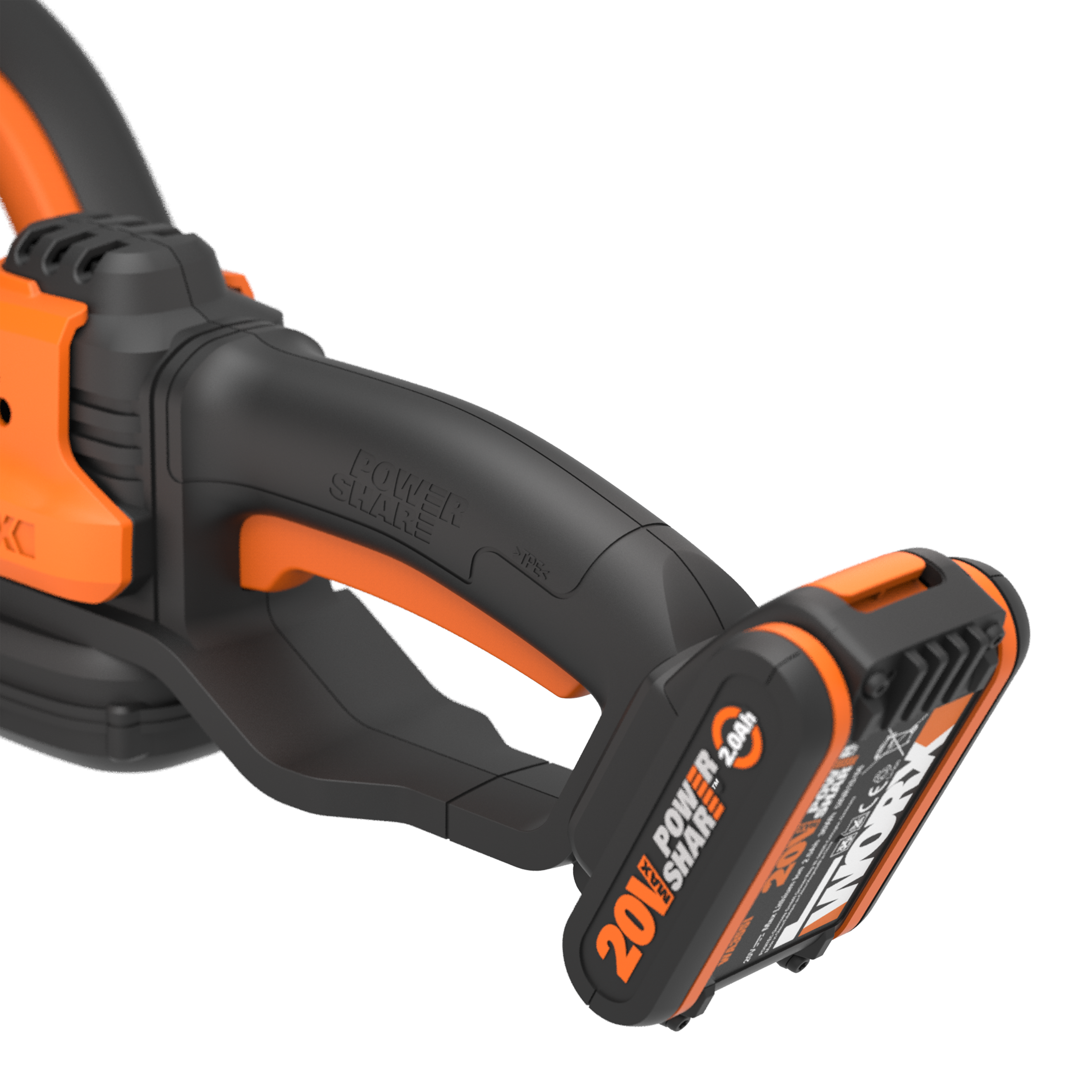 Nożyce akumulatorowe do żywopłotu 45cm Worx WG261E - 6