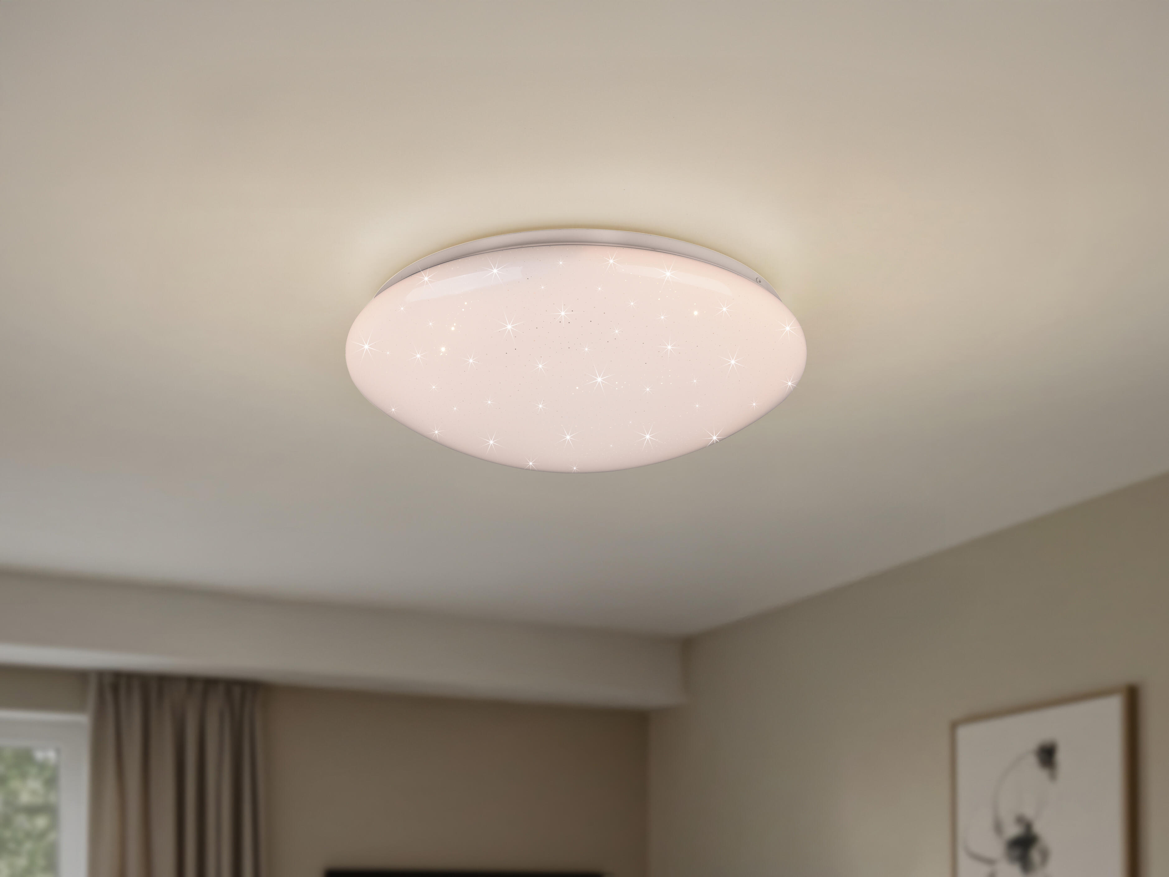 Plafon LED Lukida z pilotem 2000 lm 18 W barwa ciepła, neutralna, zimna 38.5 cm biały IP20 Trio Lighting Inter - 7