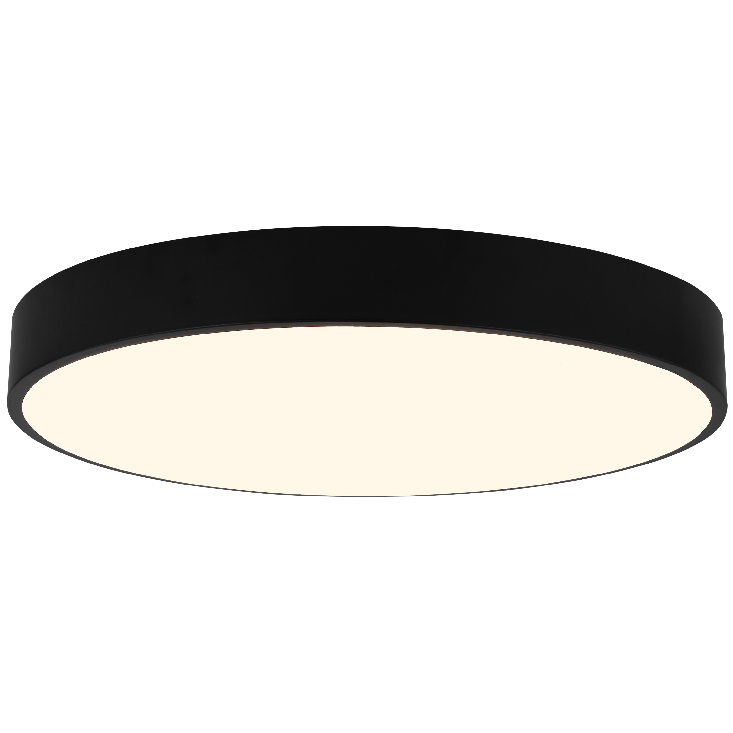 Plafon Liora LED 2300 lm 11W barwa ciepła 33 cm czarna Inspire