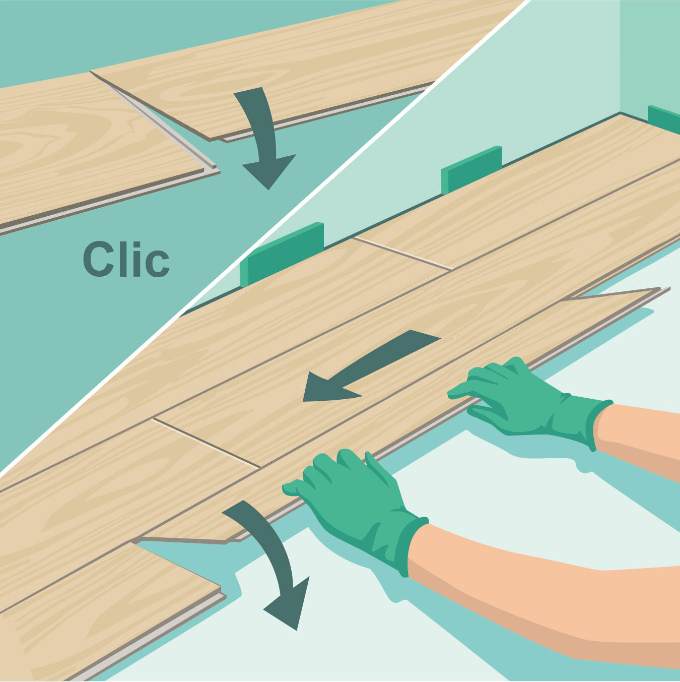 SPC effetto legno beige Sp 4 mm ARTENS Invarell 1.76 m² - 13