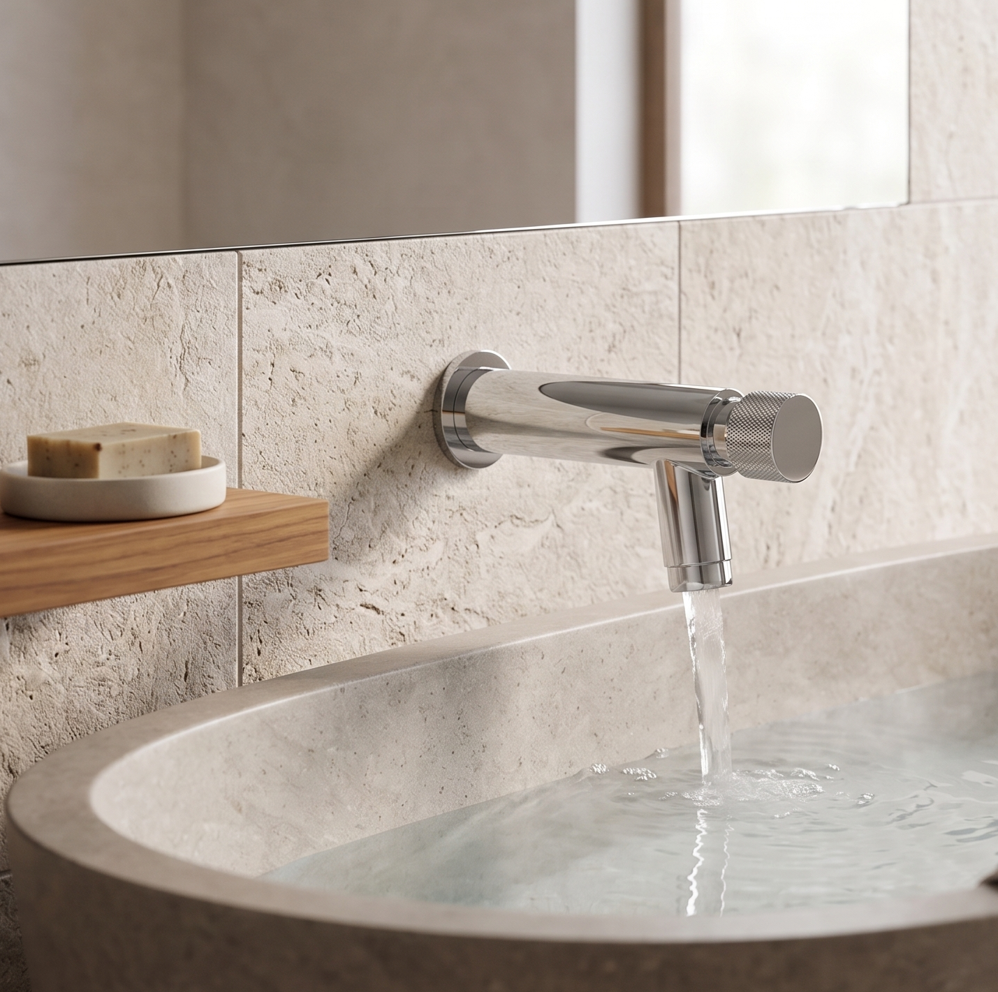 GRIFO DE LAVABO DE PARED TUKIK  - 2