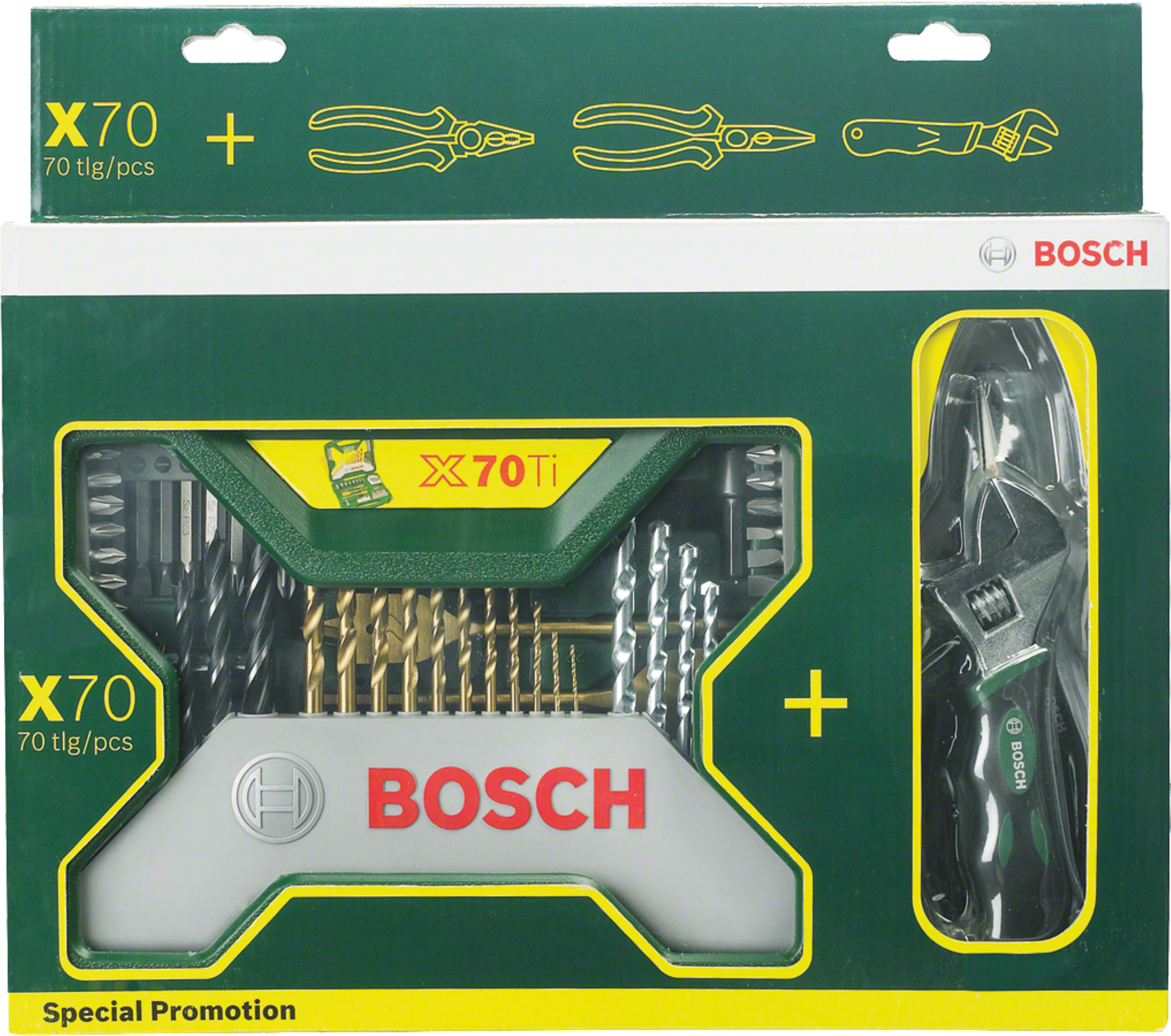 Zestaw wierteł i bitów 70 szt. X-Line Bosch - 3