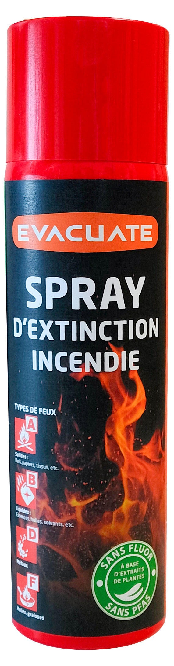 Spray d'exctinction incendie 500 ml, EVACUATE | Leroy Merlin