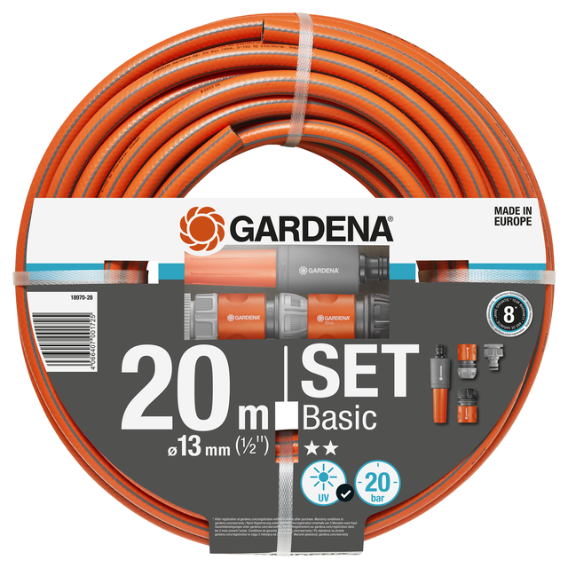 Wąż ogrodowy 13mm x 20m + złączki Gardena