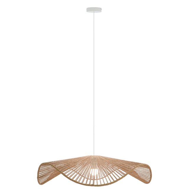 Suspension Dafna E27 corde, Diam.80 cm INSPIRE
