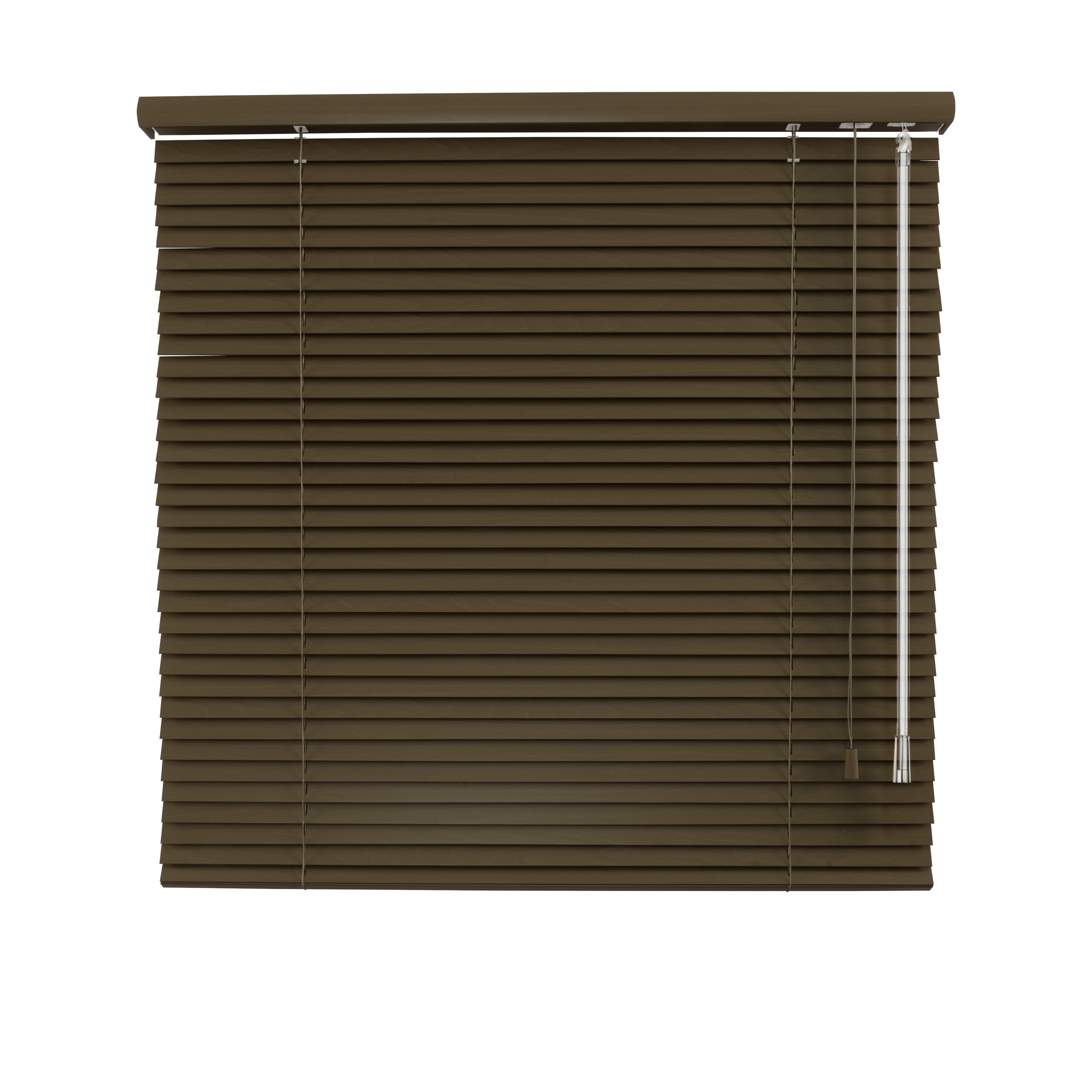Żaluzja drewniana na wymiar szer. 40-60 wys. 40-140 cm orzech 25 mm