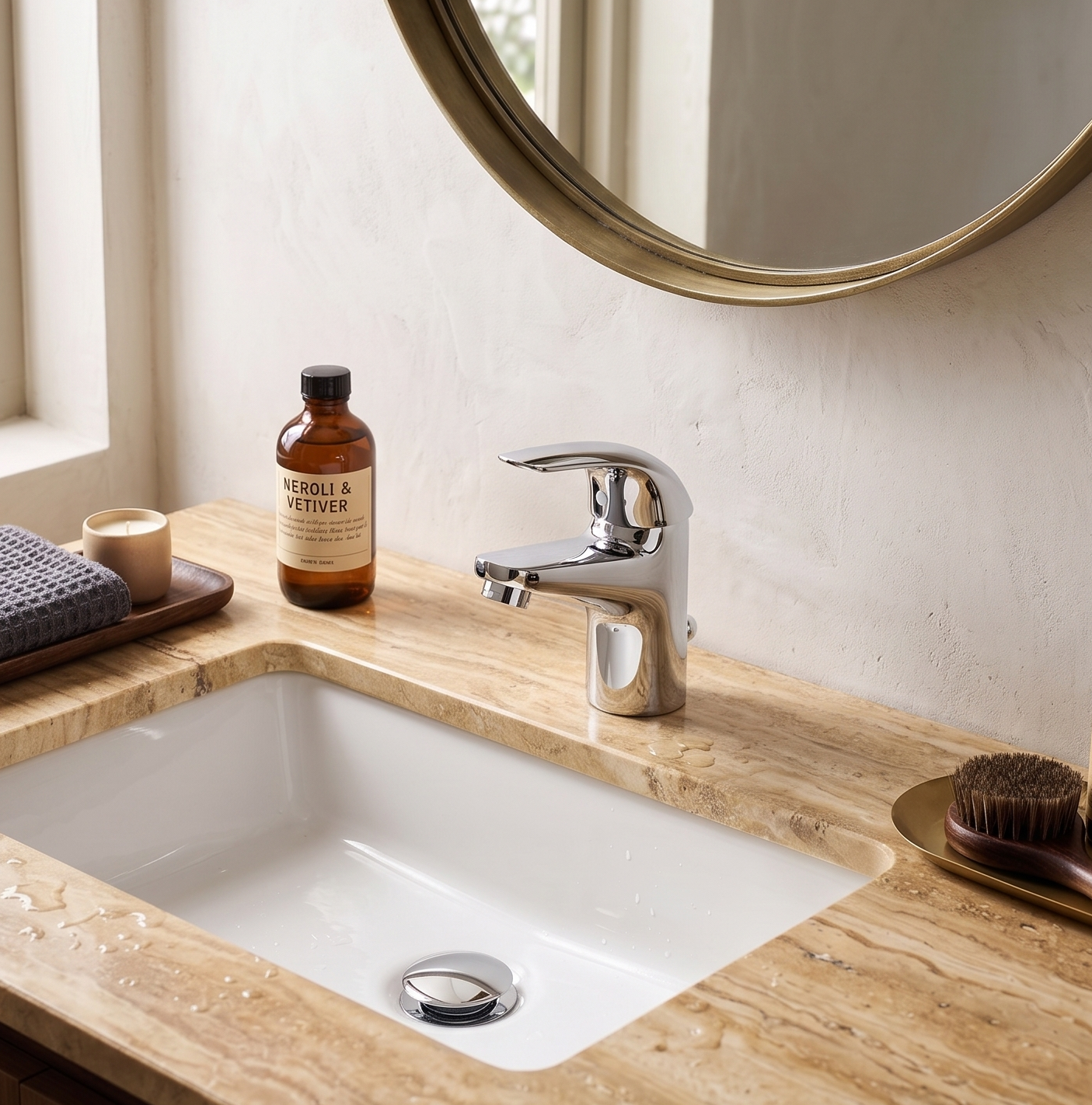 GRIFO DE LAVABO MONOMANDO  EUROECO - 2