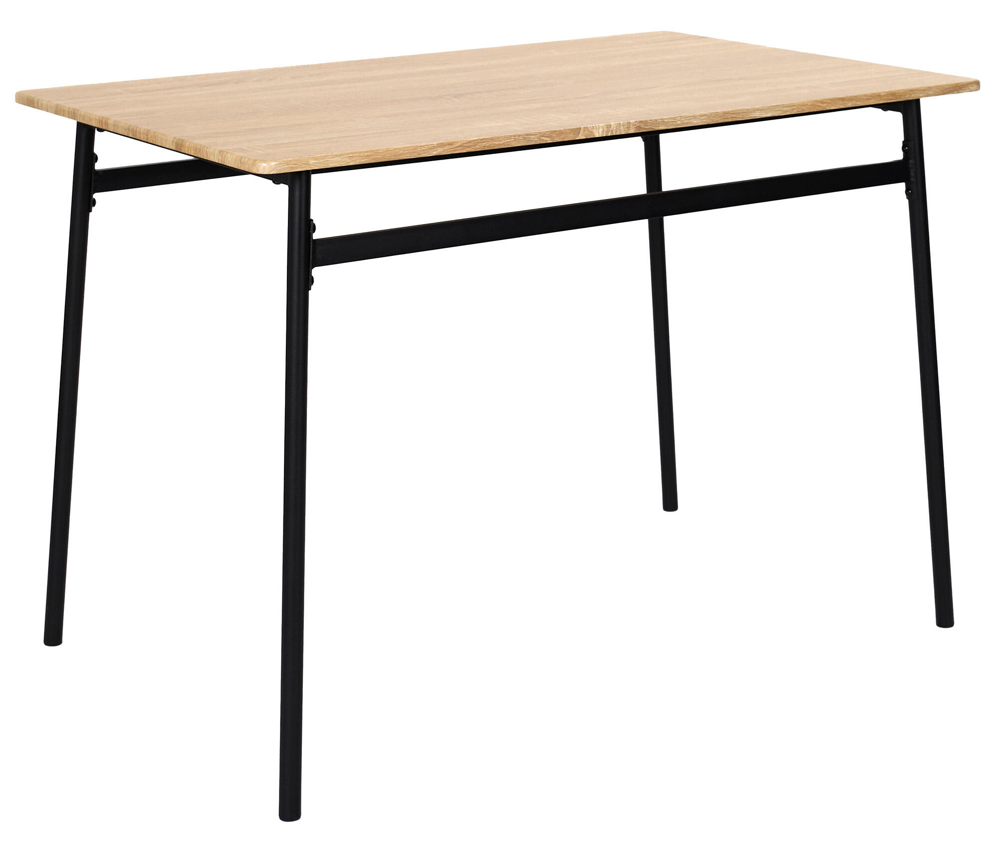 Mesa comedor loka con patas de hierro 110x70 cm h.75 cm