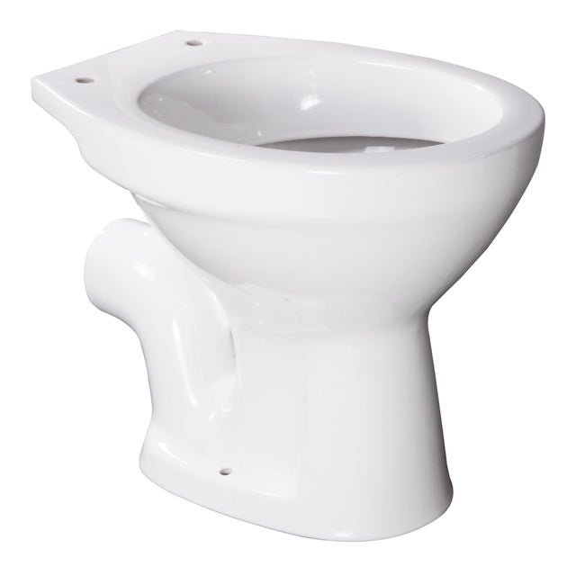 Vaso WC distanziato lake scarico parete, sedile escluso P 48.5 x L 36.5 x H 40.5 cm bianco lucido