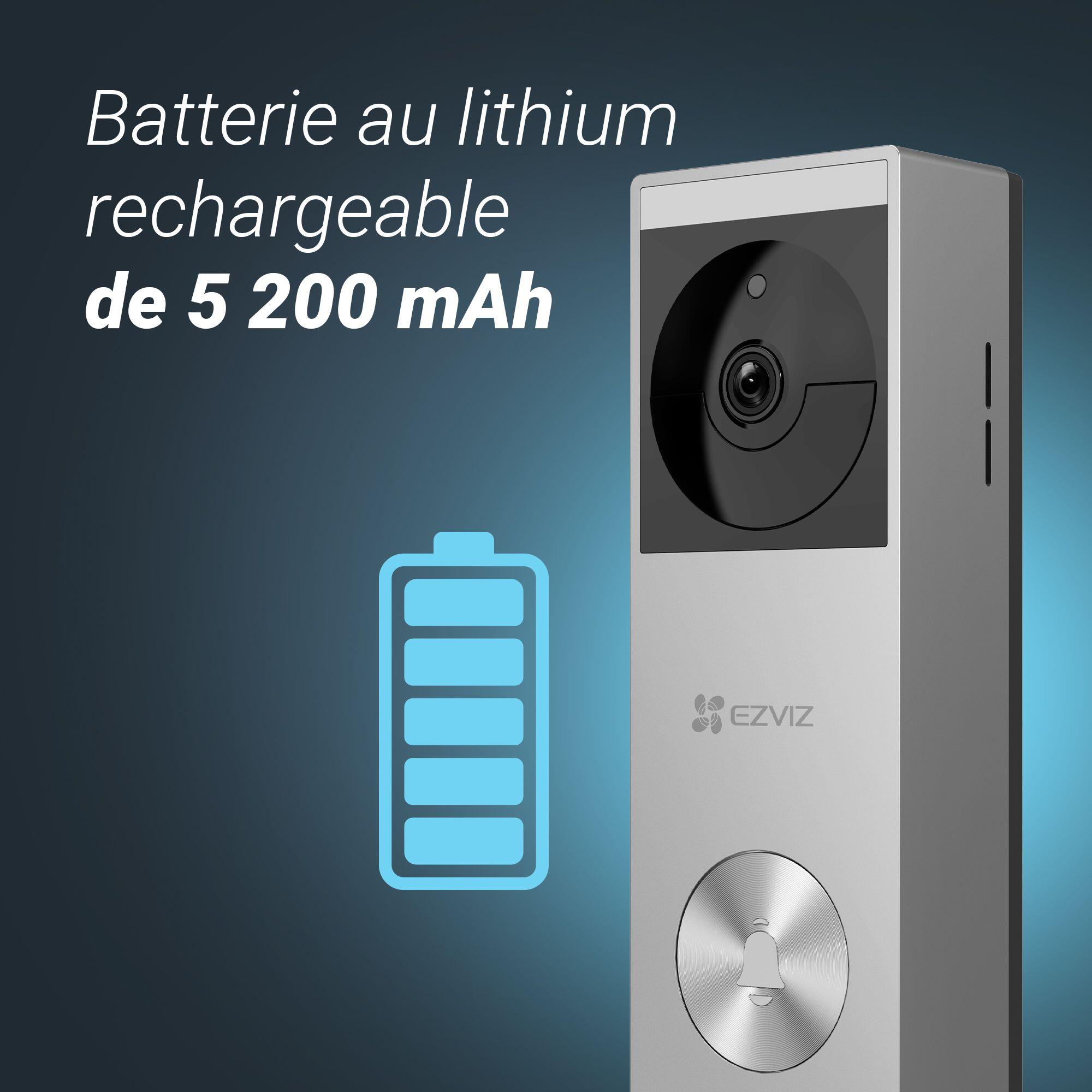 Sonnette connectée Hp3 pro 2K, EZVIZ - 11