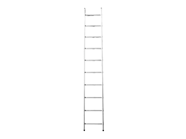 Echelle simple 10 échelons 2,8m/3,75m en aluminium Hailo Hobby