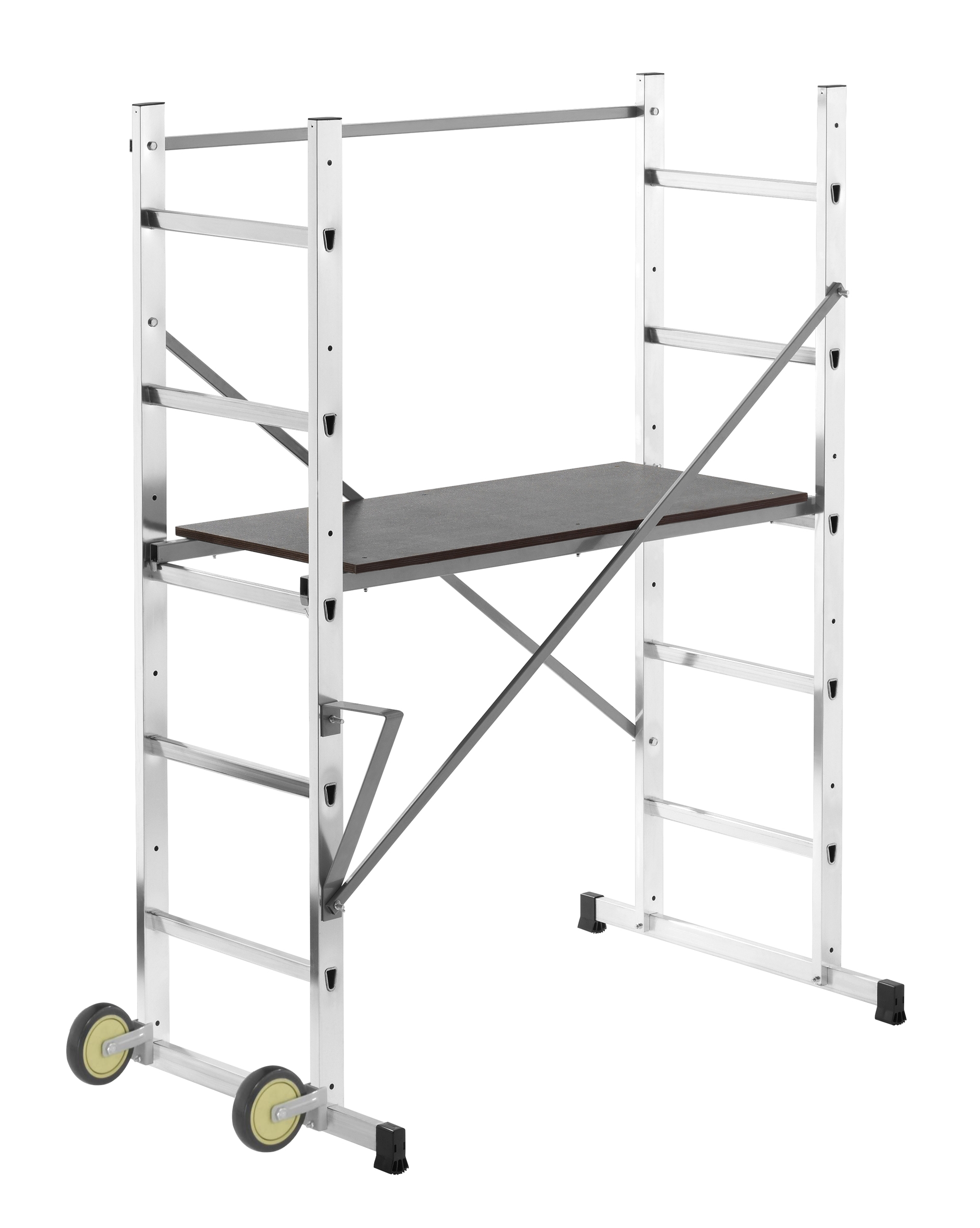 Echafaudage roulant pour escalier 0,9m/2,9m en aluminium Hailo HobbyStep H3 - 2
