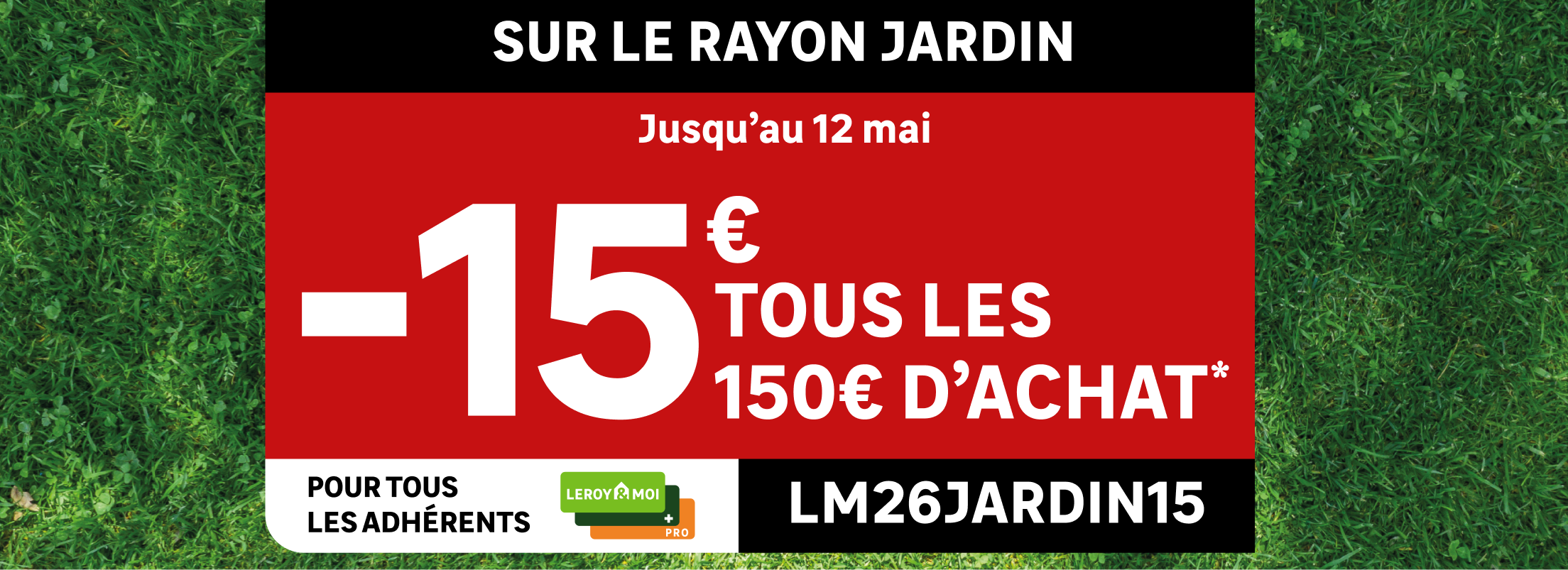 -15% sur le jardin