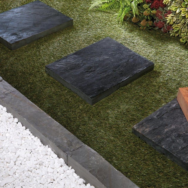 PAS JAPONAIS ARDOISE NOIRE 40X30X3