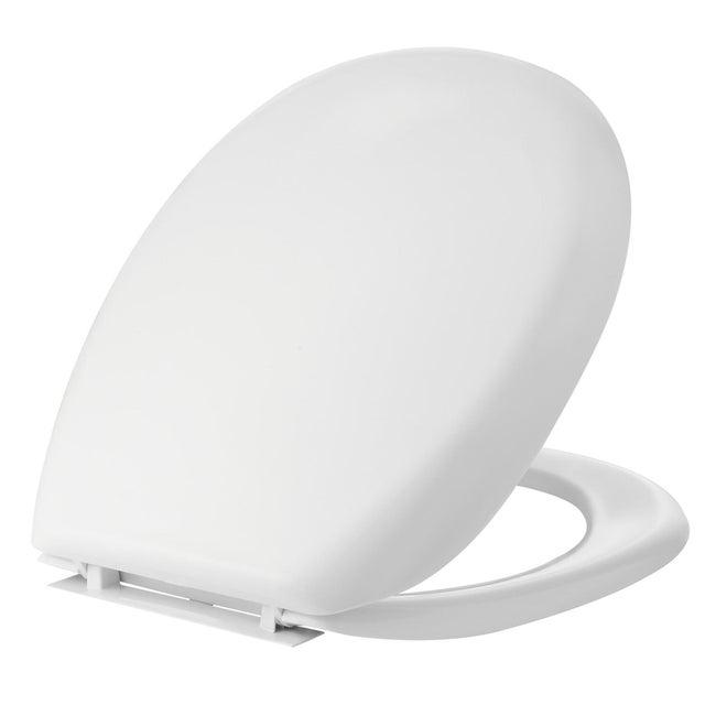 Copriwater Bea 006 ovale originale per serie sanitari in polipropilene bianco