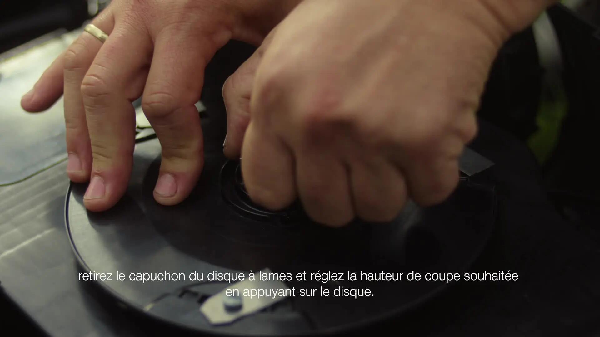 Installation tondeuse robot 